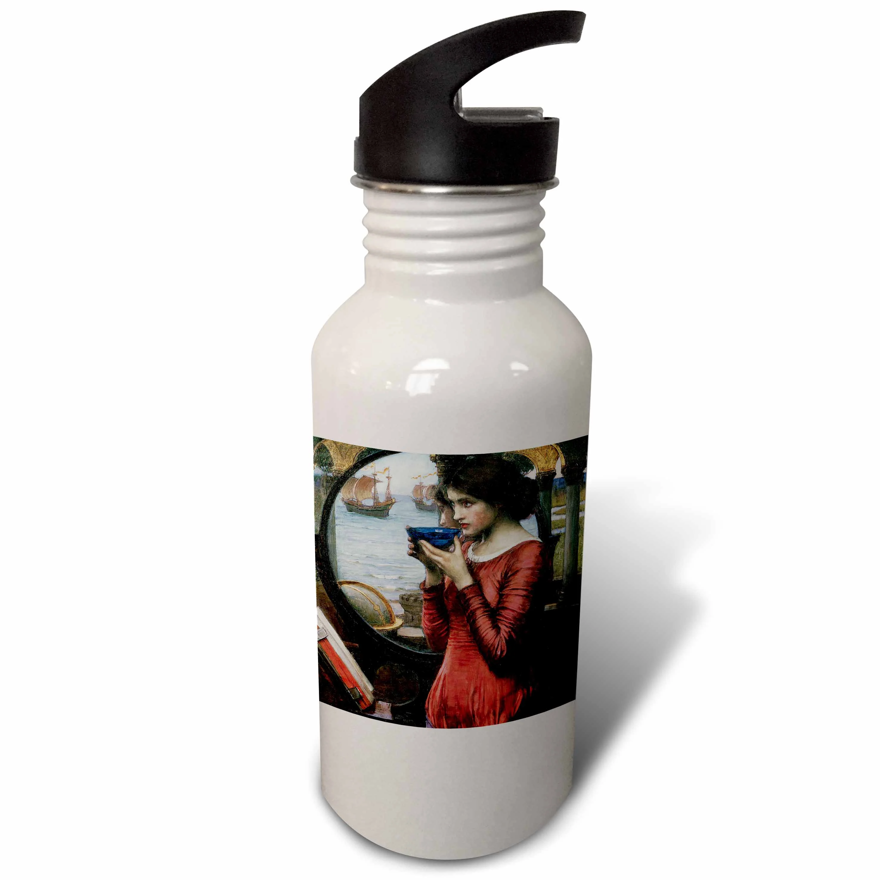 Destiny by John William Waterhouse 21 oz Sports Water Bottle wb-127293-1
