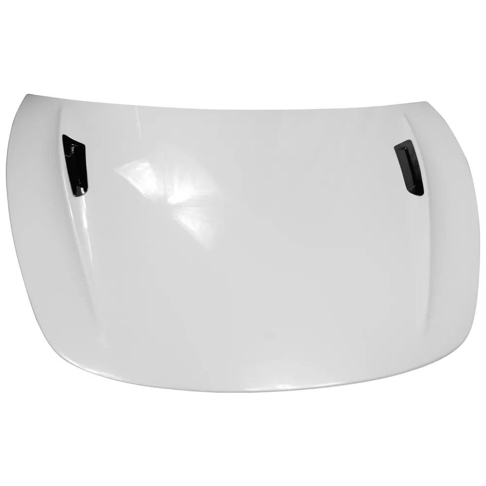 Ikon Motorsports Compatible with 17-23 Tesla Model 3 Front Hood Bonnet Shell Cover Panel Painted White Water Pearl ABS Plastic