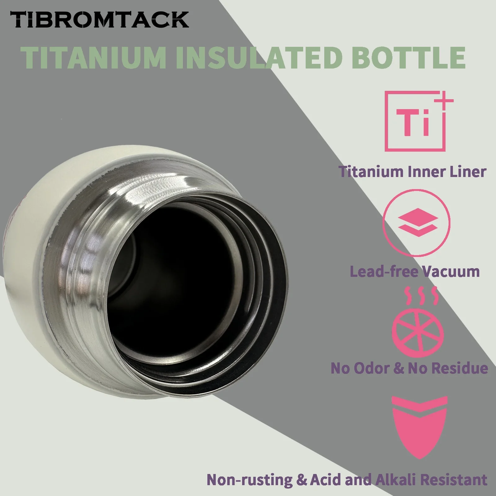 Insulated Water Bottle, Kids 19oz Titanium Thermos Water Bottle with 2 Lids, Leak-Proof Crossbody Water Cup, Vacuum Insulated Kids Straw Bottle