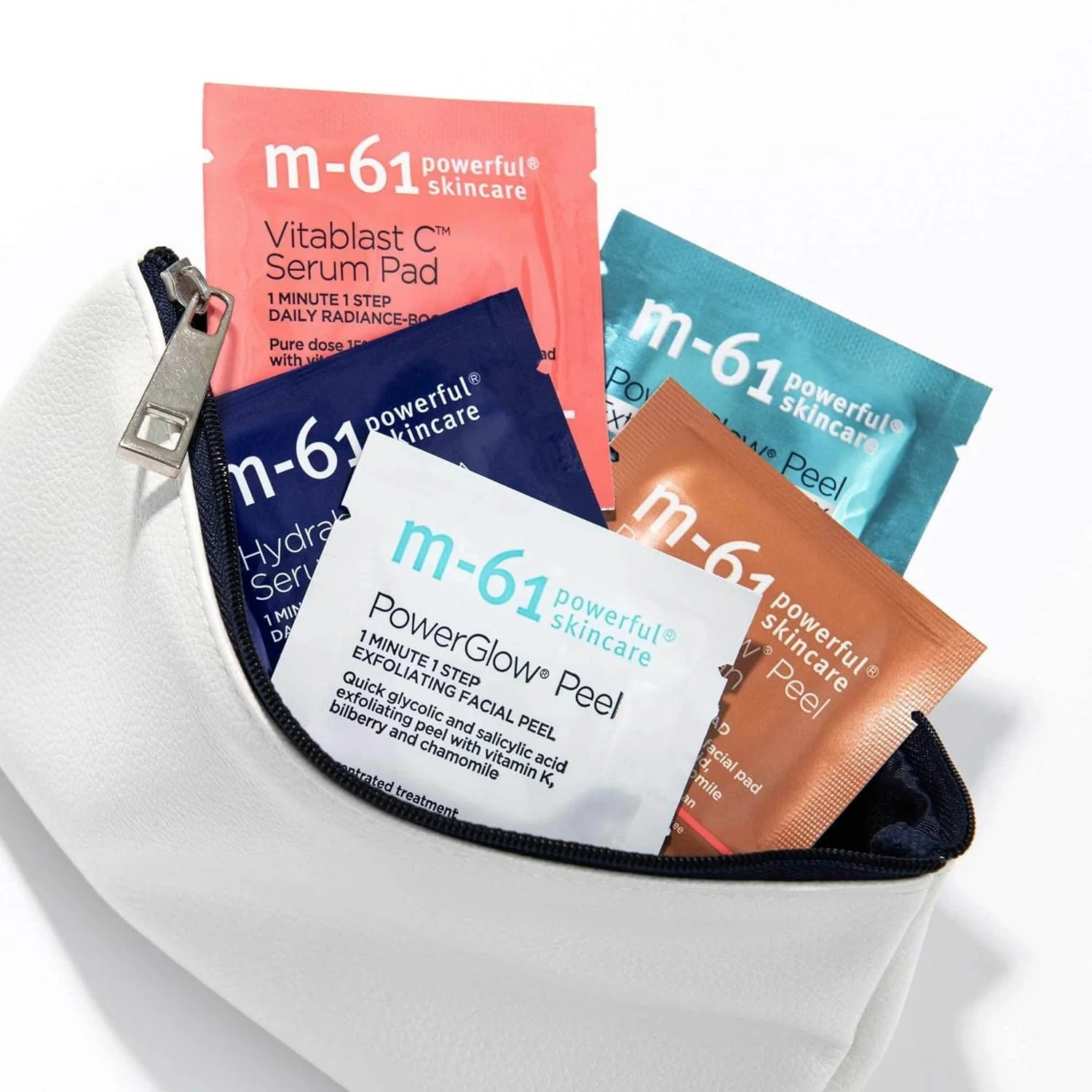M-61 Swipe, Go and Glow! - Everyday essentials skincare set that creates glowing, radiant skin! - gluten free, vegan, cruelty free, paraben free, phthalates free
