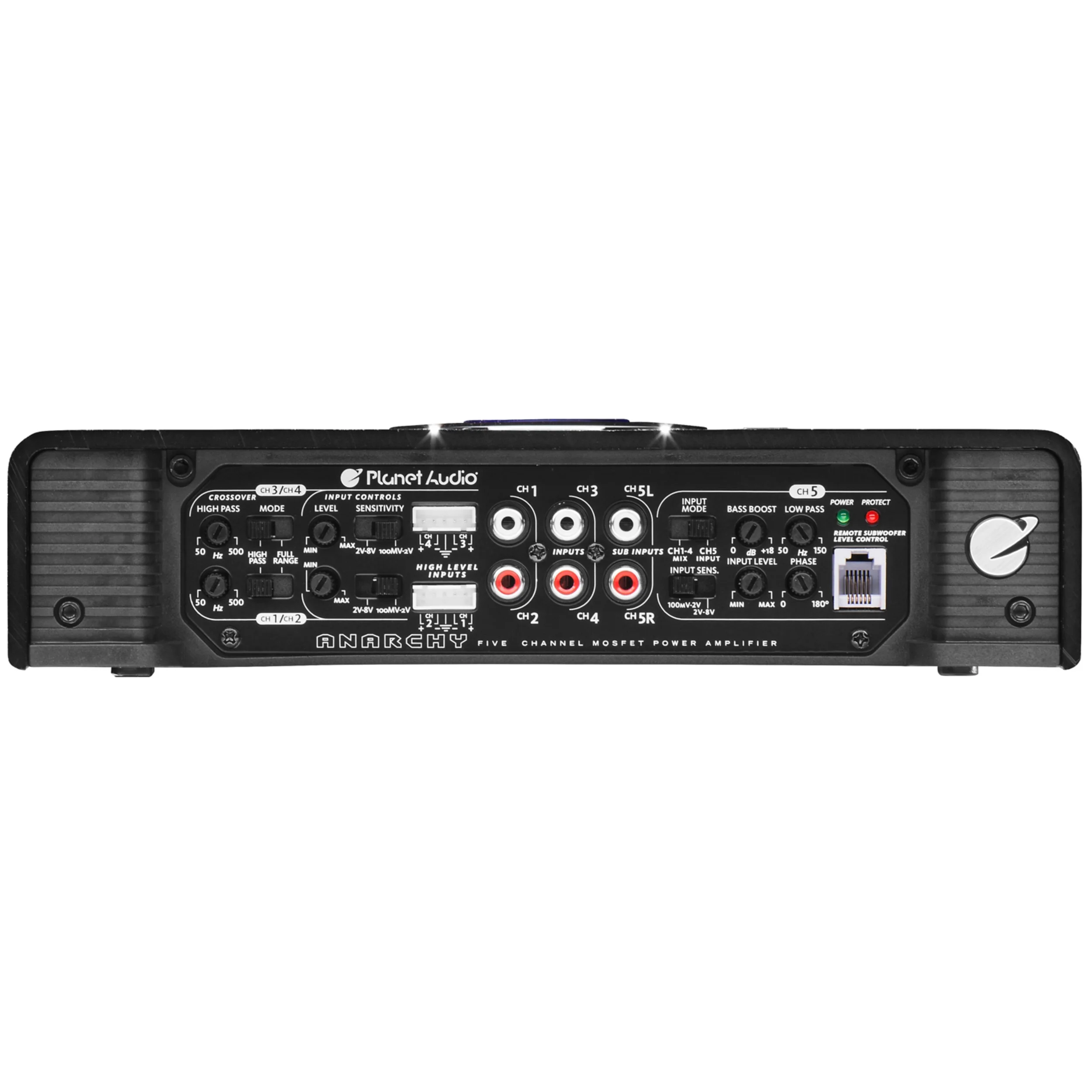 Planet Audio AC1800.5 1800W 5 Channel Car Amplifier Power Amp + Remote