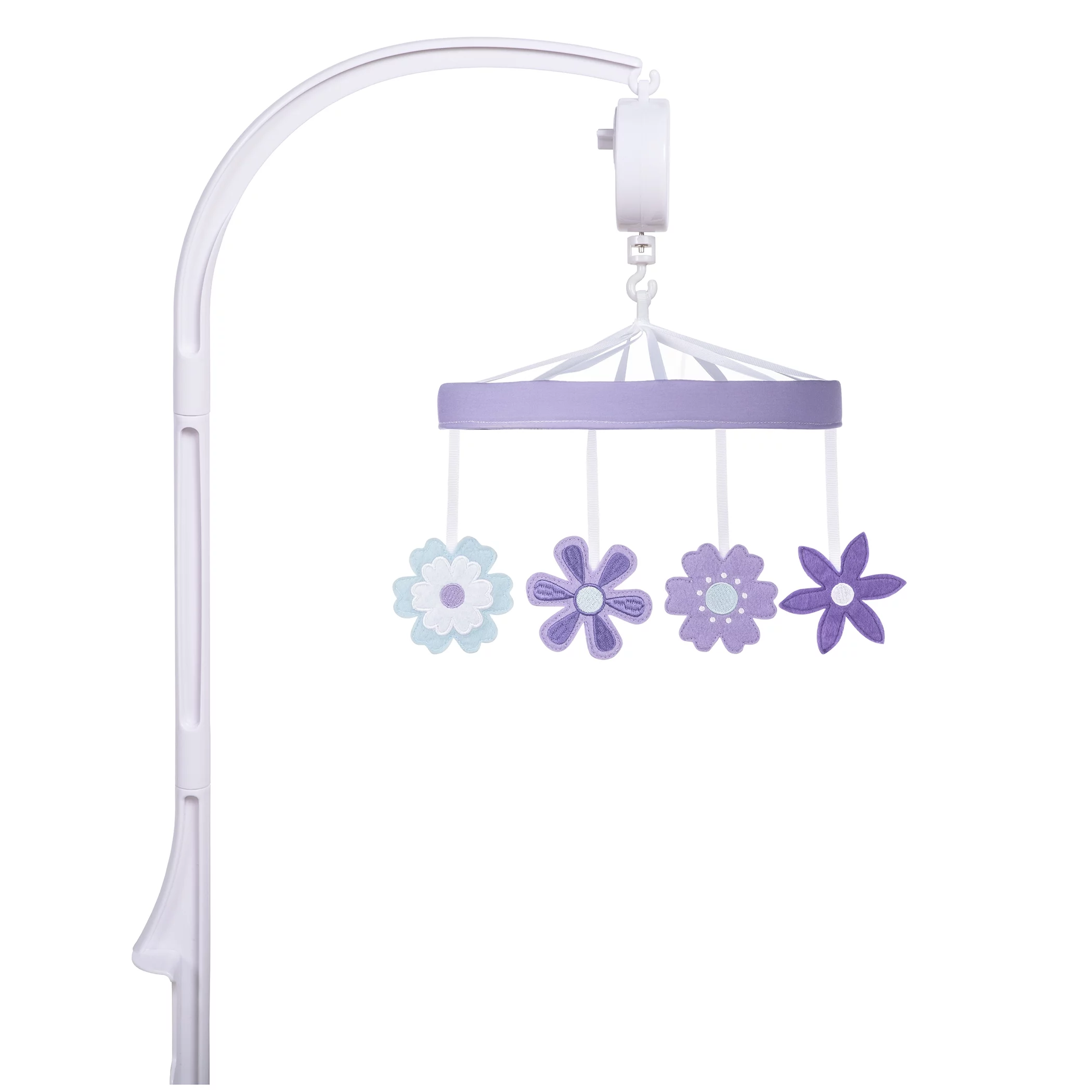 Sammy & Lou Lilac Flowers Musical Crib Mobile