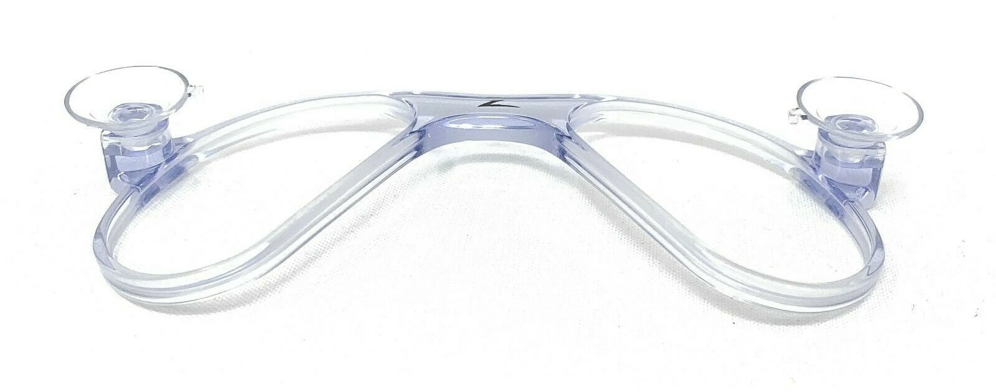 Leader xRx Adult Dive Mask w Rx Adapter Glass Lens Regular Fit Silver Unisex