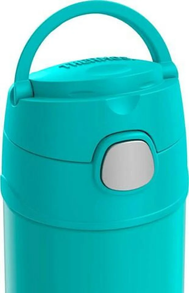 Thermos Funtainer Stainless Steel Insulated Bottle 16 Ounce, Aqua