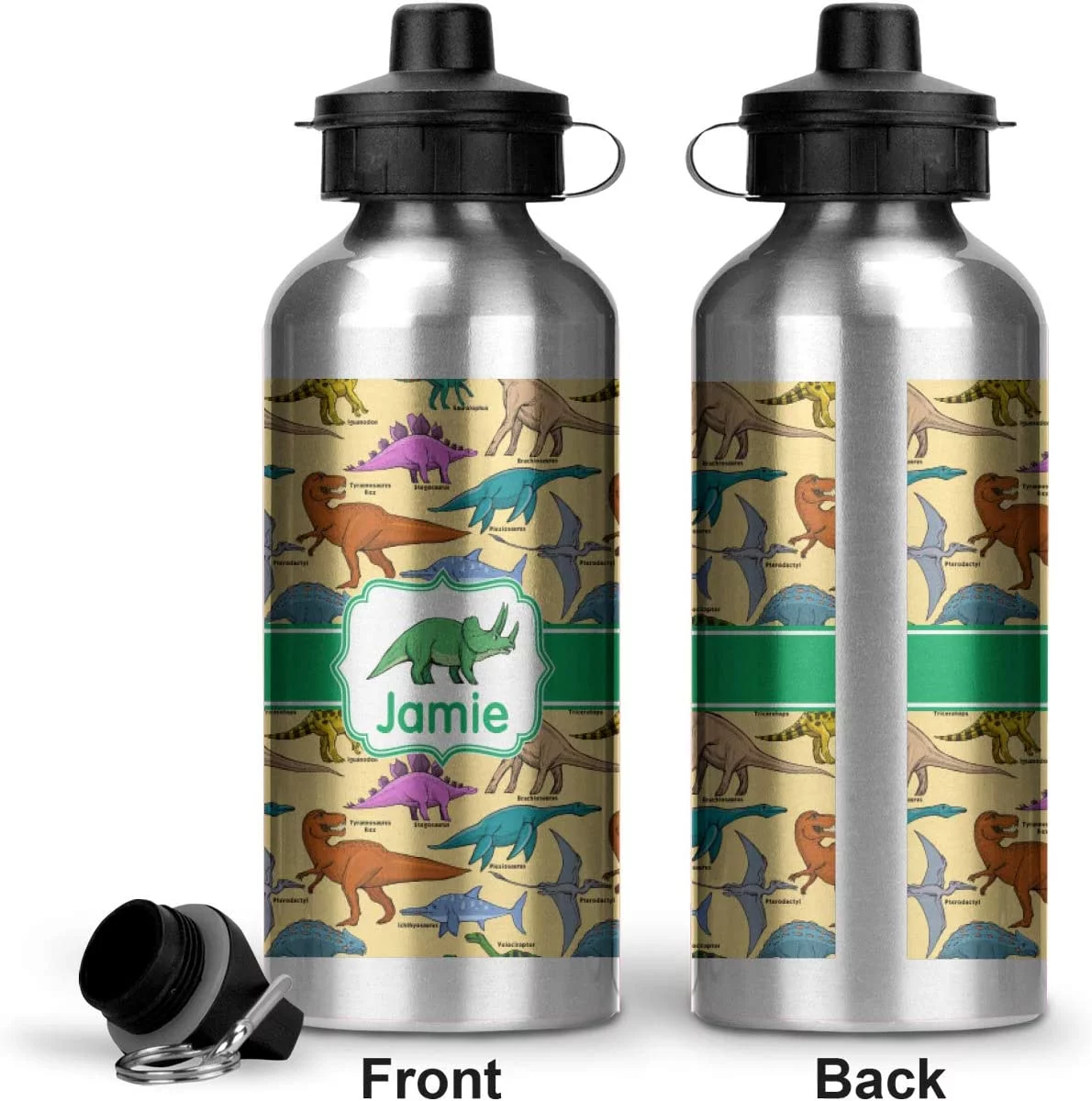 Personalized Dino Water Bottle