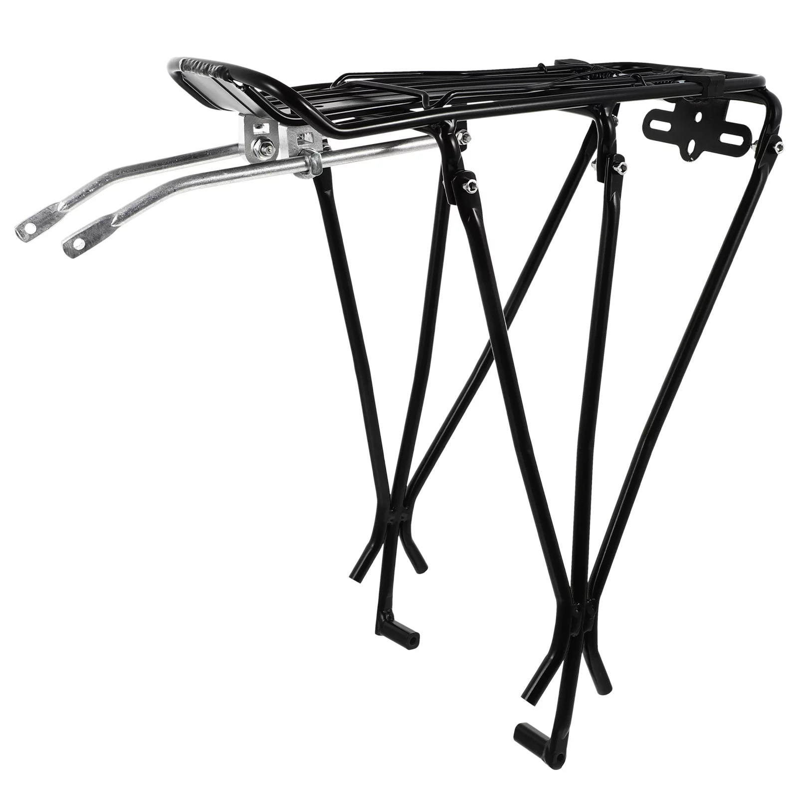 1Pc Practical Cargo Rack Rear Rack Luggage Rack Flexible Carrier (Black)