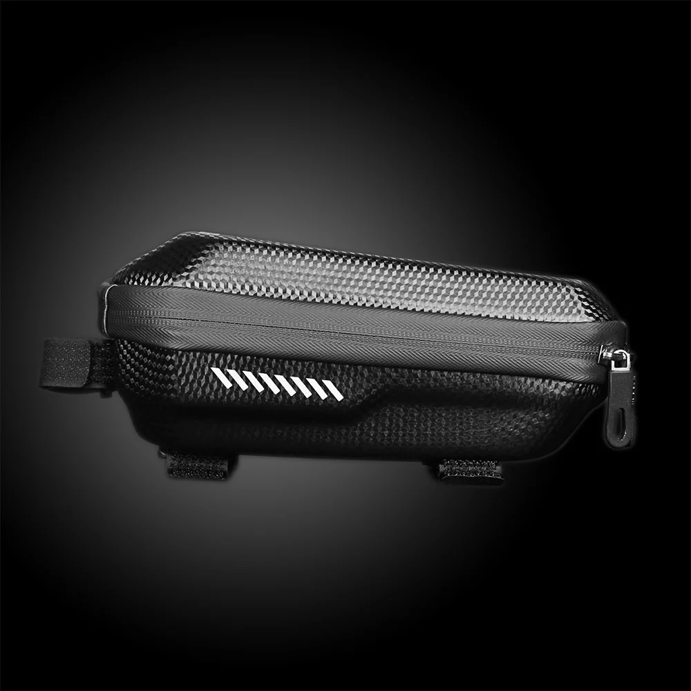 Carevas Tube Bag MTB Road Cycling Rainproof Bike Front Beam Bag Frame Bag Pouch