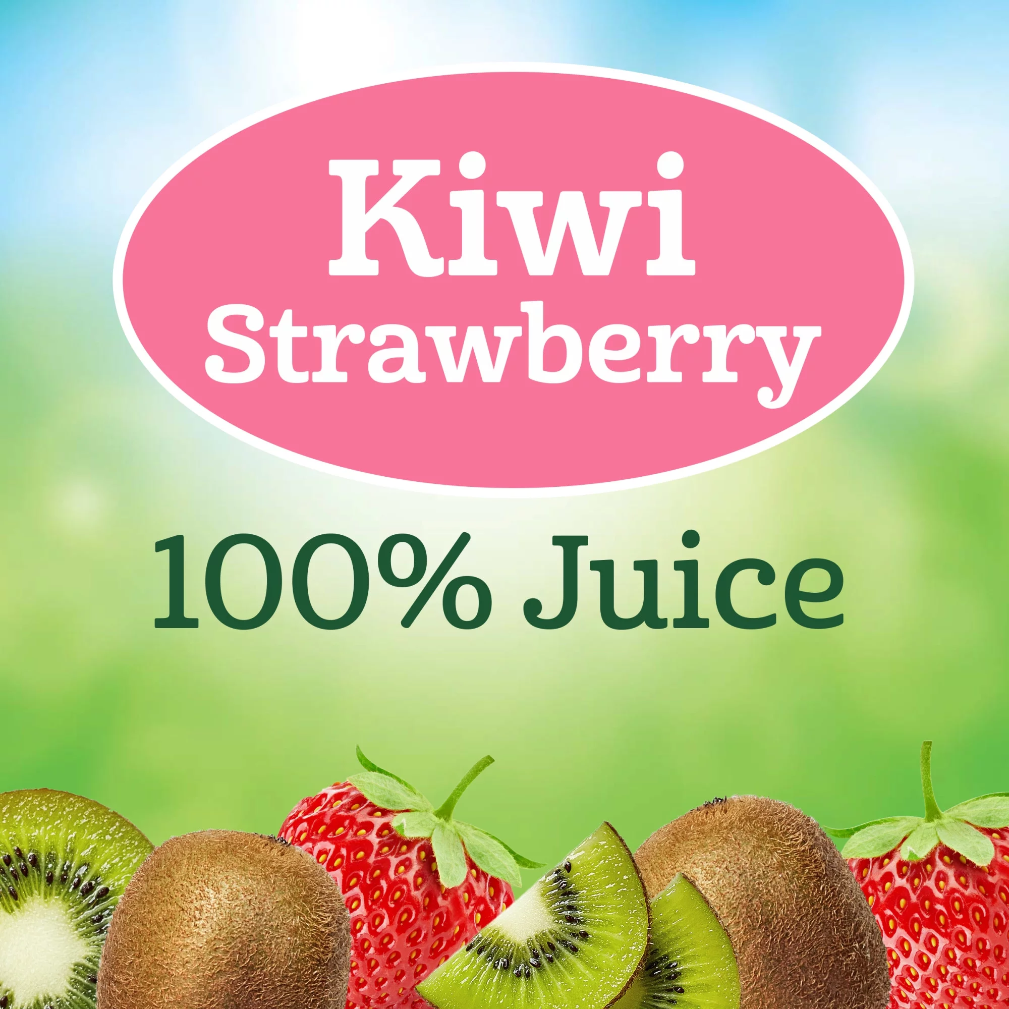 Juicy Juice 100% Juice, Kiwi Strawberry, 128 FL OZ Bottle