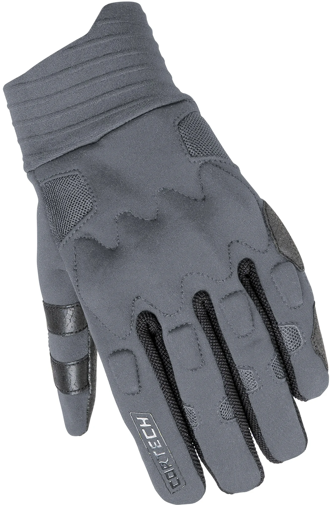 Cortech Lite Mens Textile Motorcycle Gloves Gray/Black MD