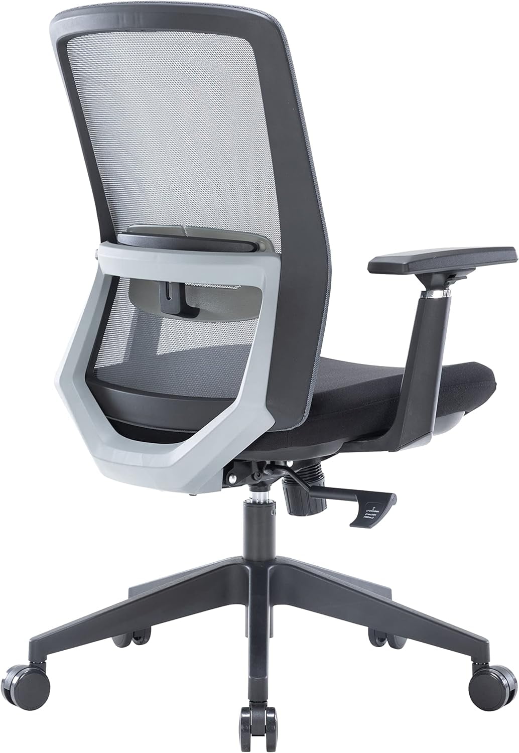 Igram Moder Height Office Task Chair With Adjustable Armrests Ad 360 Degree Swivel, Grey