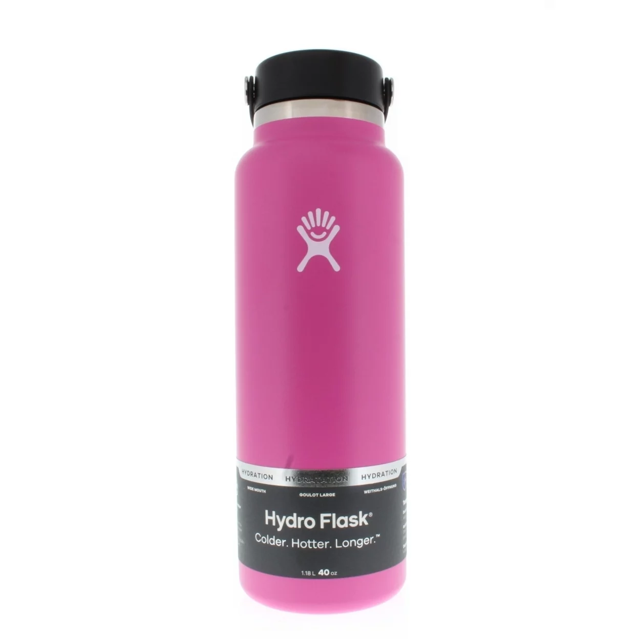 Hydro Flask Wide Mouth Water Bottle with Flex Cap 40oz/1.18 Liter