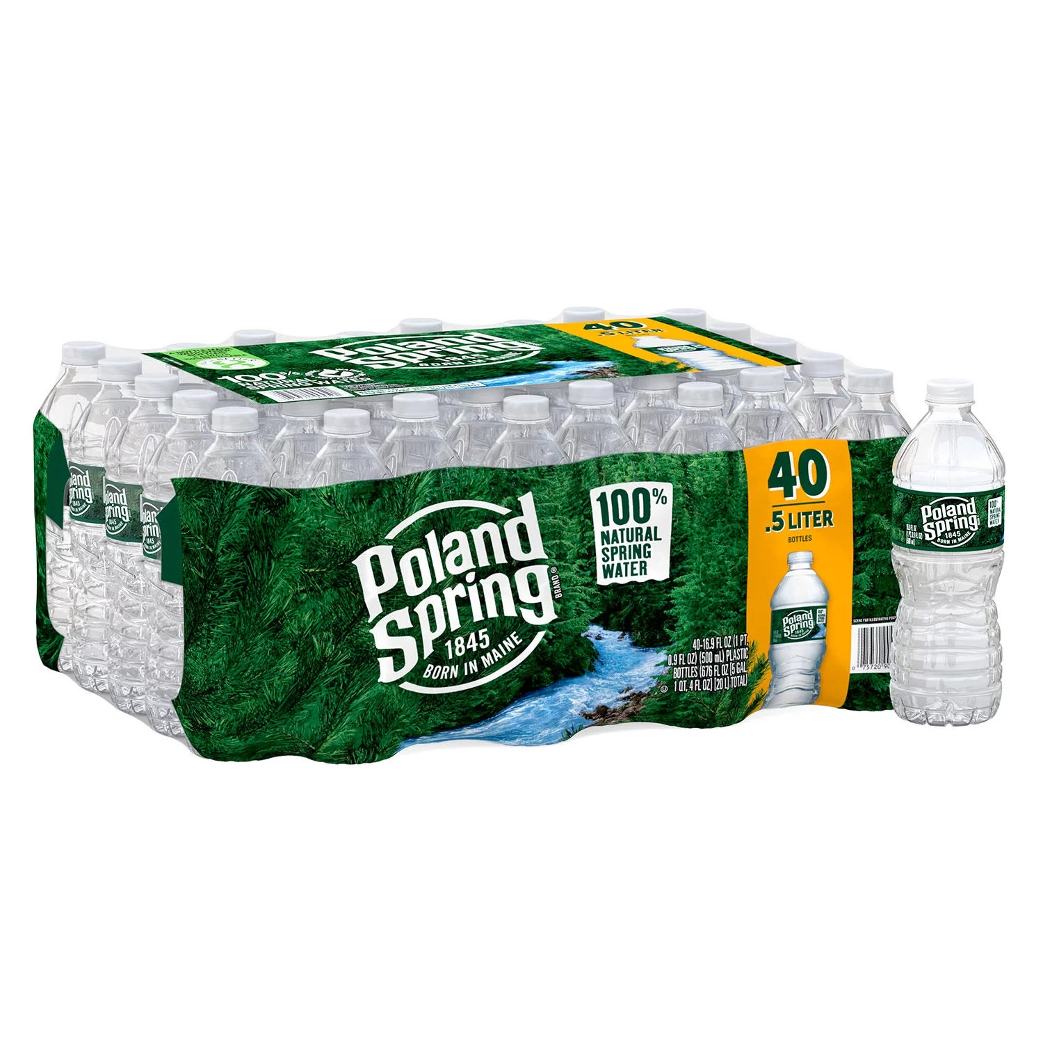 Poland Spring 100% Natural Spring Water (16.9 oz., 40 pk.)