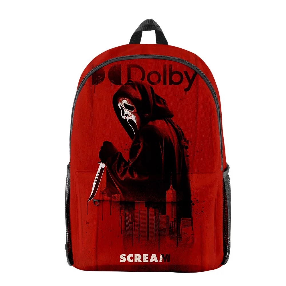 Scream VI Backpack Casual Travel Bag Men Women Unique Rucksack Fashion Schoolbag