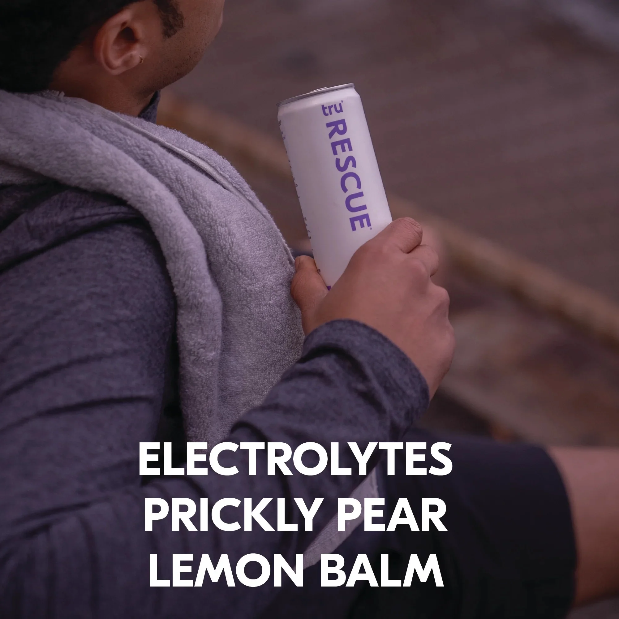 Tru Rescue Seltzer, Blackberry Sparkling Water Electrolytes Detox Drink, 12 oz (12 Pack)