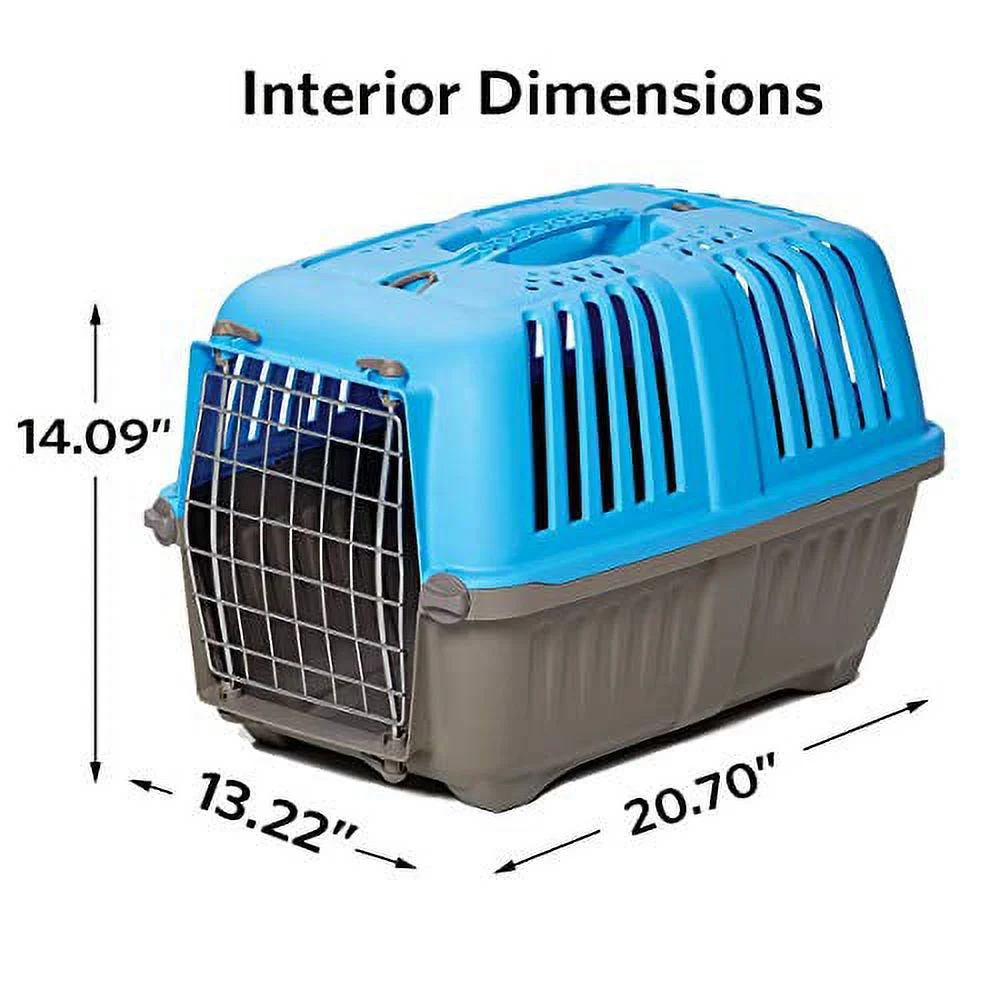 MidWest Pet Carrier: Hard-Sided for Dogs, Cats - 20.7L x 13.2W x 14.1H in - For Small Breeds, Travel