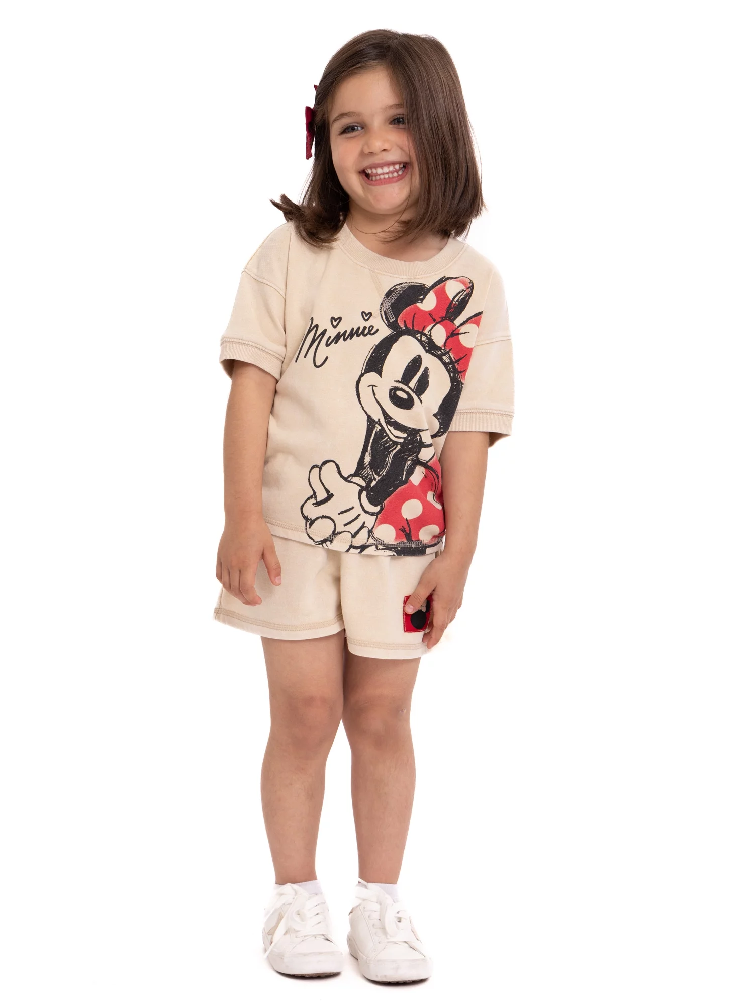Minnie Mouse Toddler Girls Tee and Shorts Set, 2-Piece, Sizes 12M-5T