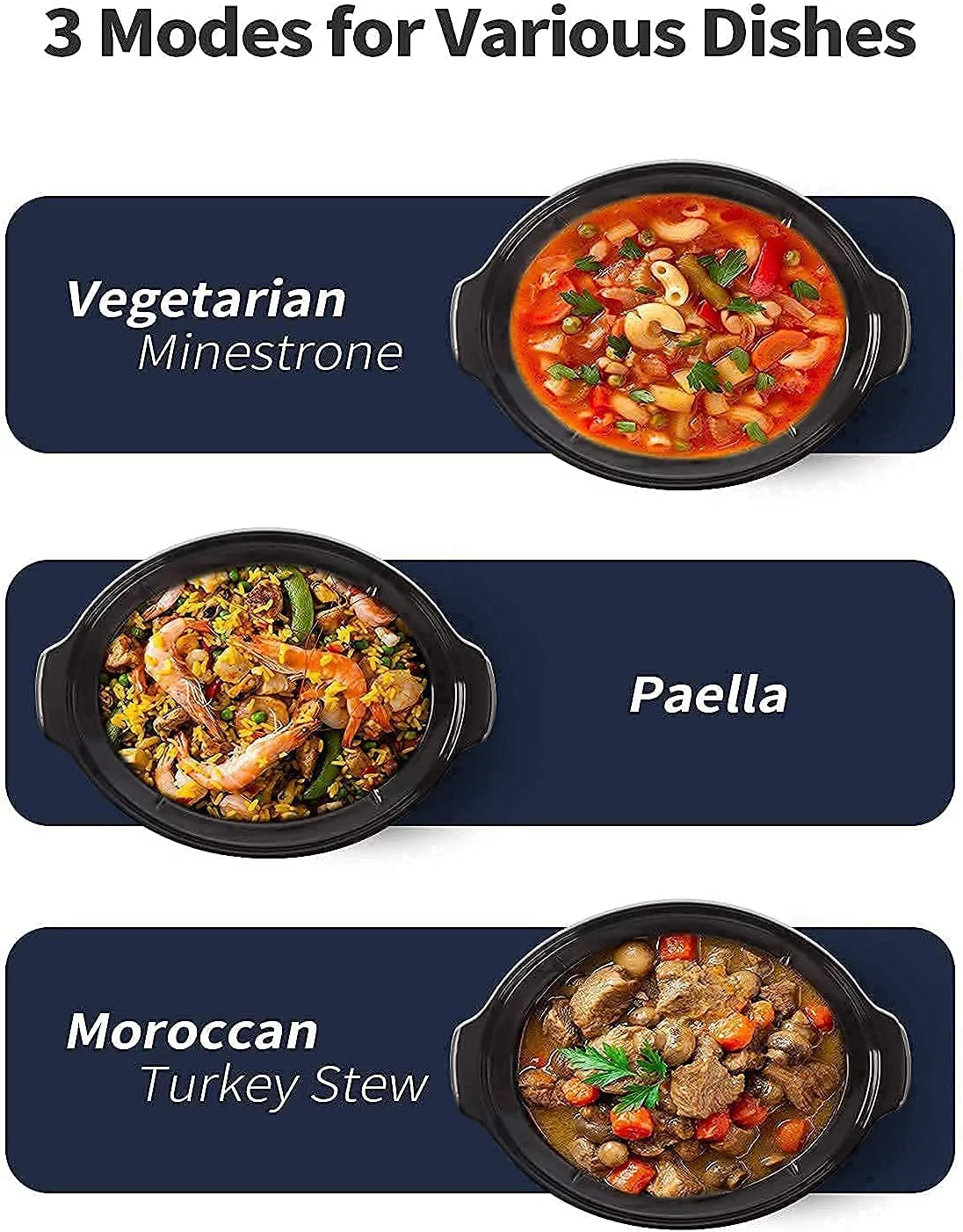 [Bundle Group] YONG Programmable Slow Cooker 8.5-Quart (with 5 Bonus Free Liners) + Additional 1 Pack of 10 Liners for Easy Clean-up, Upgraded Pot, Adjustable Temp, Nutrient Loss Reduction