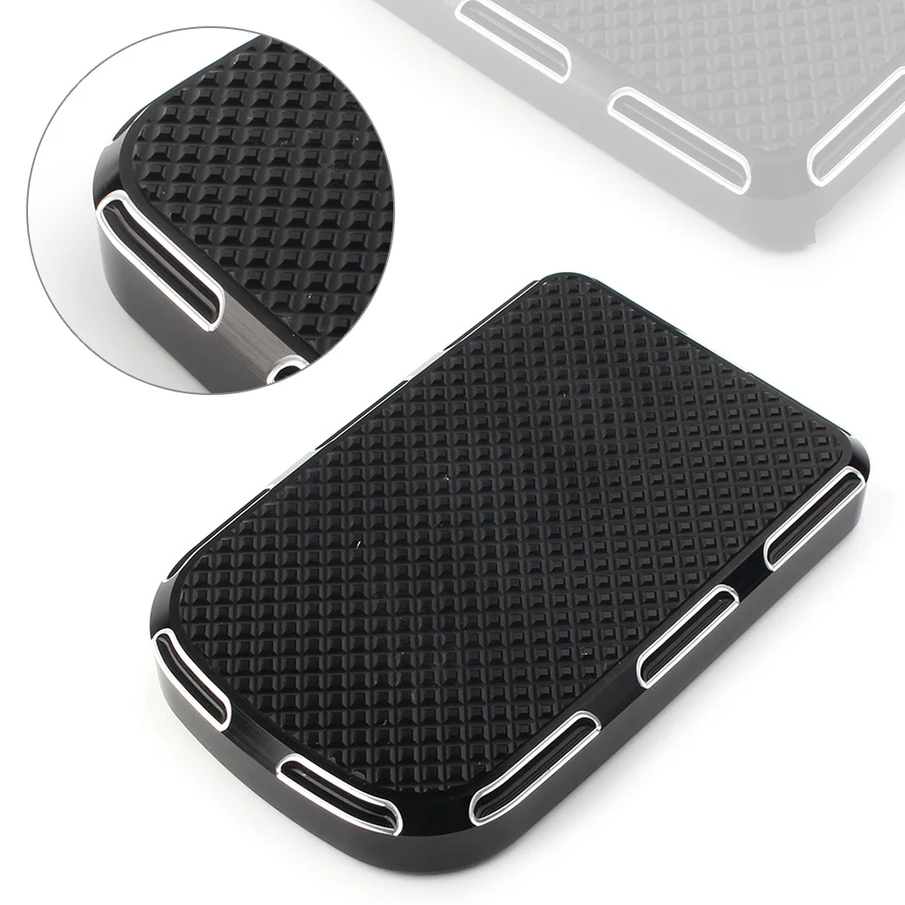 BFY Brake Pedal Pad Cover for Harley Touring Electra Street Tri Glide FLD Black