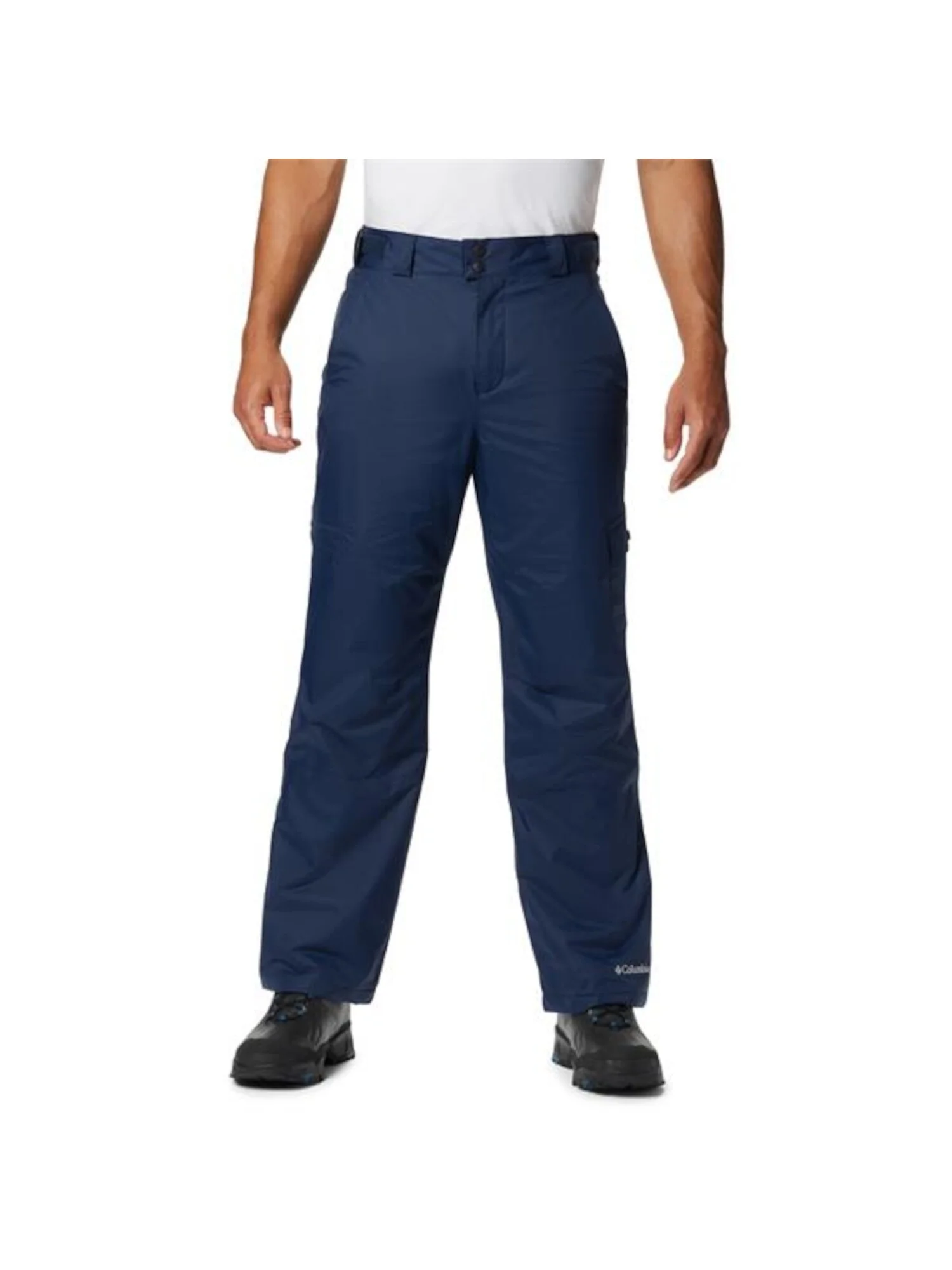 COLUMBIA SPORTSWEAR CO. Mens Blue Adjustable Waist, Classic Fit Pants S