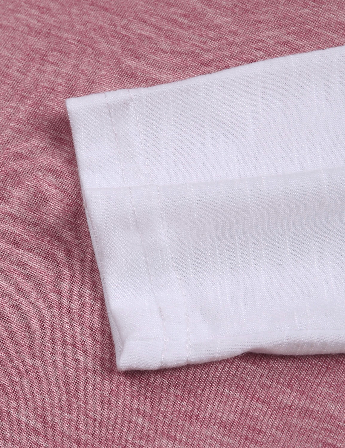 STARVNC Women Stripe Splice Long Sleeve Crew Neck Shirt