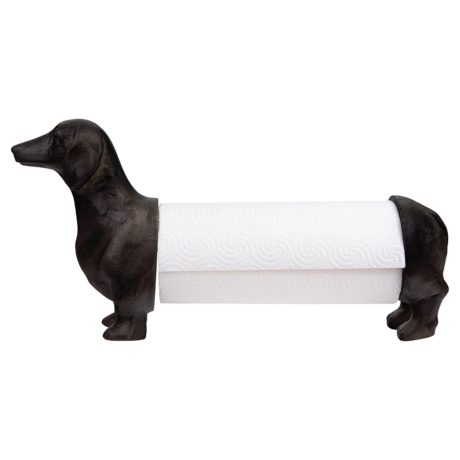 3R Studios Antiqued Bronze Dachshund Paper Towel Holder