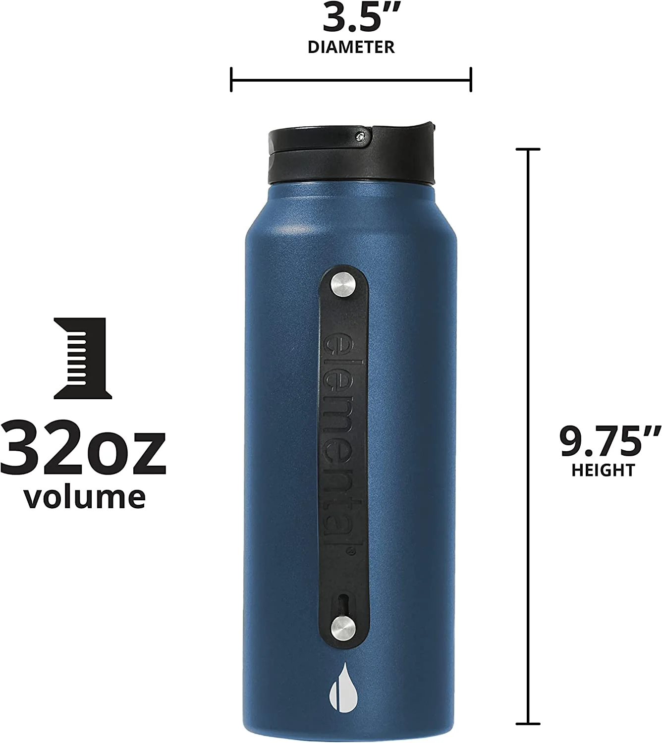 32oz ICONIC BOTTLE Navy