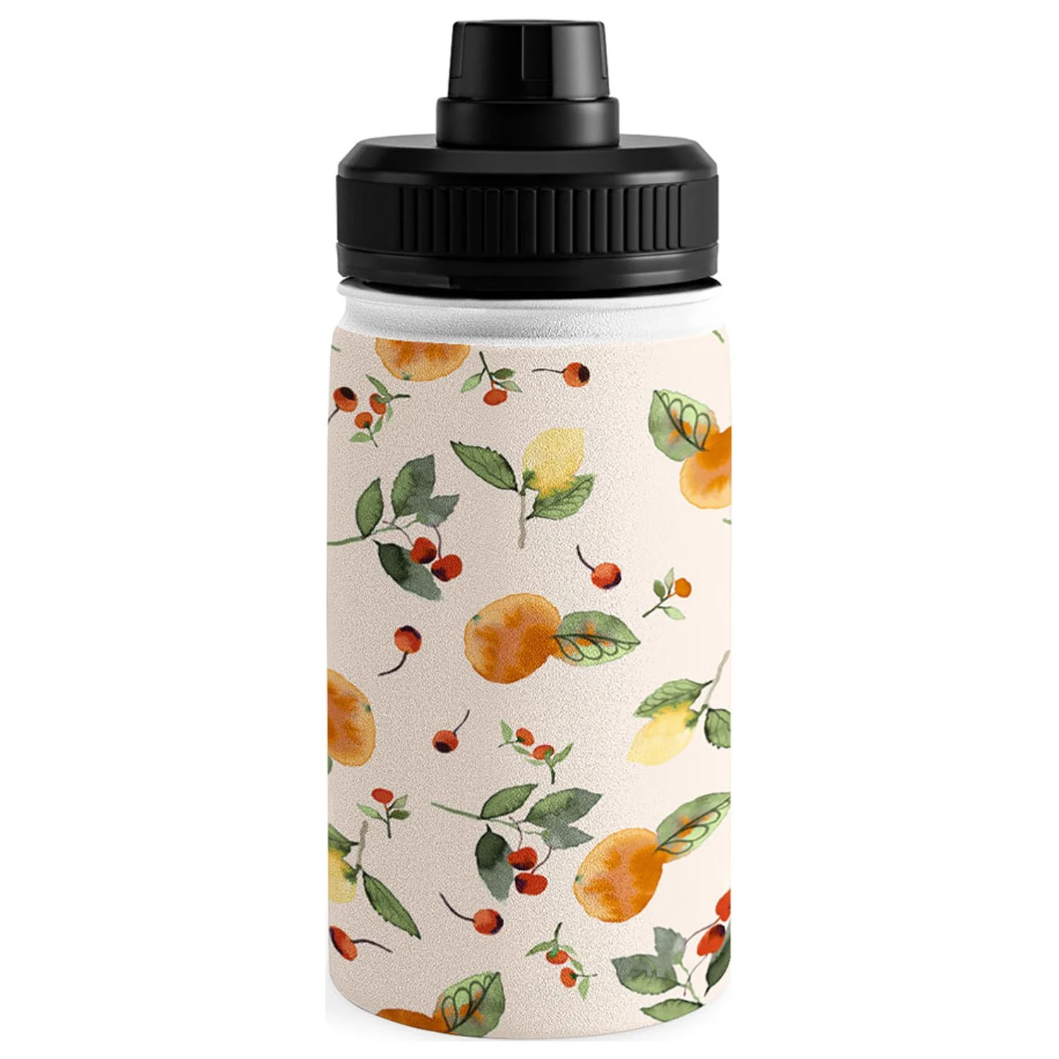 Society6 Ninola Design Citrus fruits Countryside summer Water Bottle 12 oz