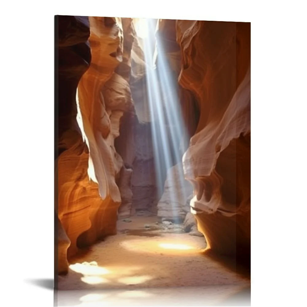 Nawypu Arizona Upper Antelope Canyon Landscape Nature Large Wall Art Gallery Wrapped Canvas Prints for Home, Office Decoration