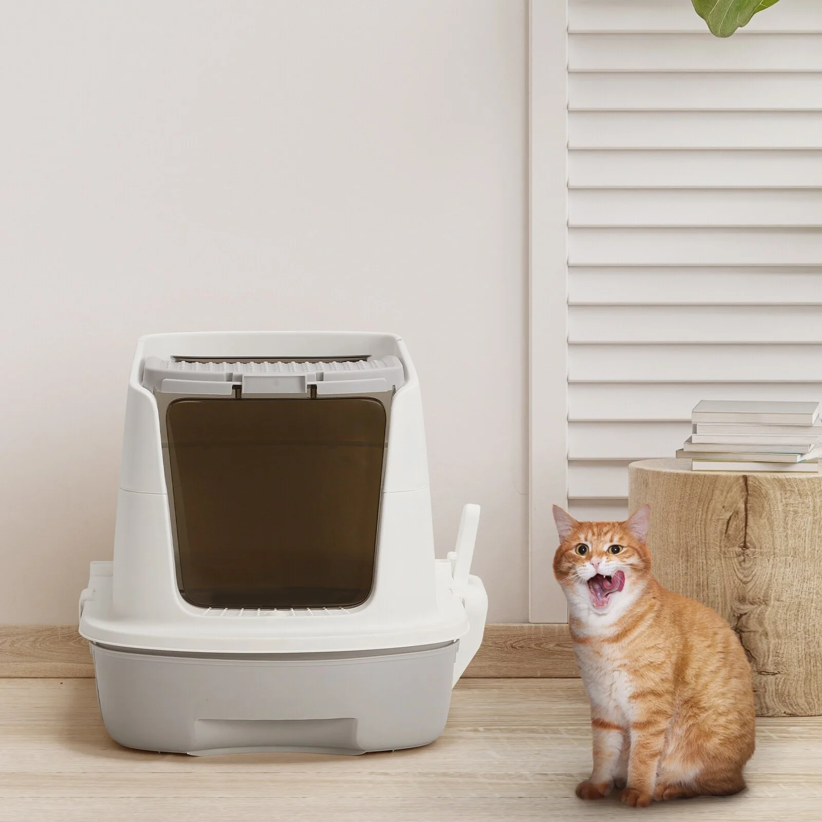 Cat Litter Box with Scoop A