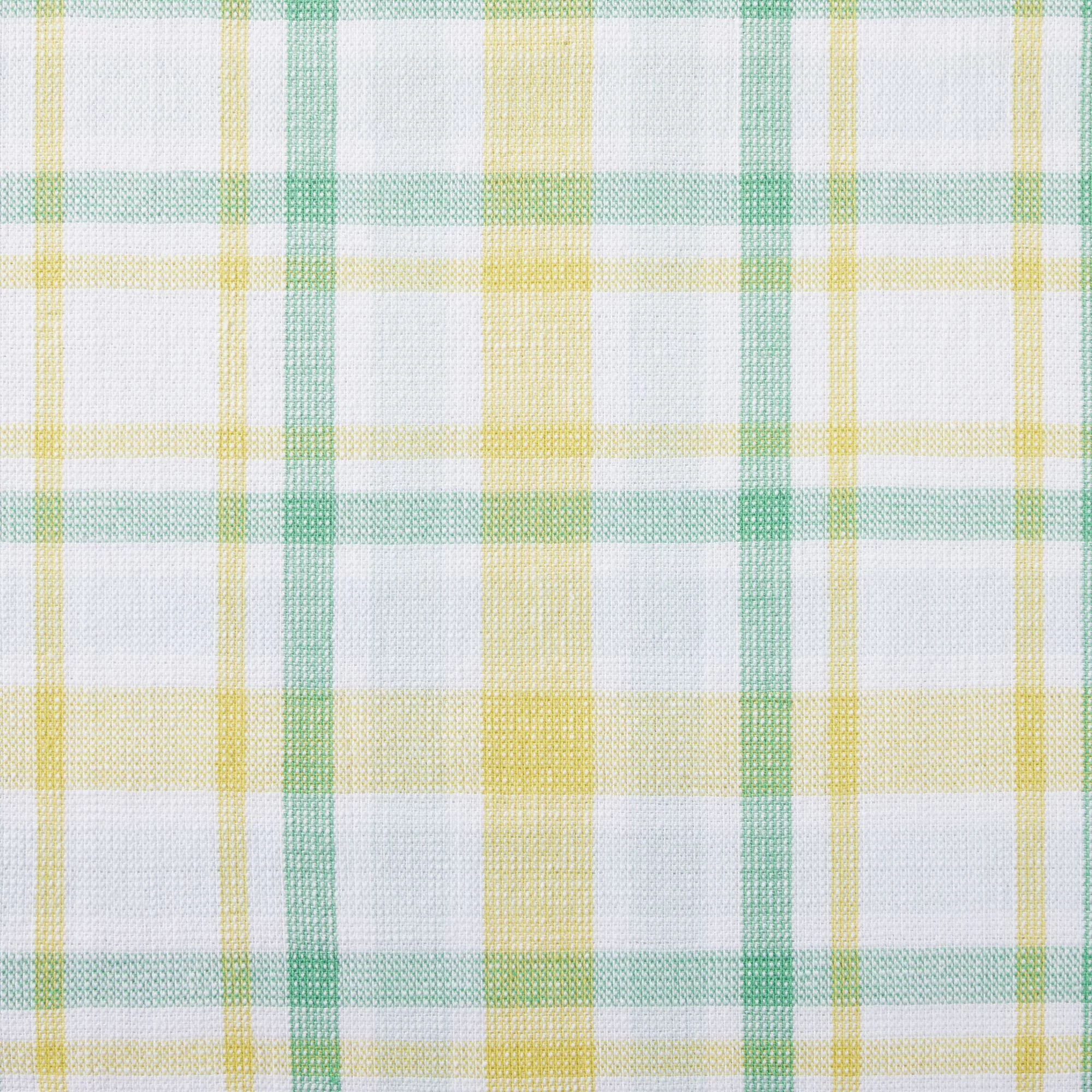 Martha Stewart Valley Plaid Cotton Kitchen Towel Set, Aqua, 2 Piece
