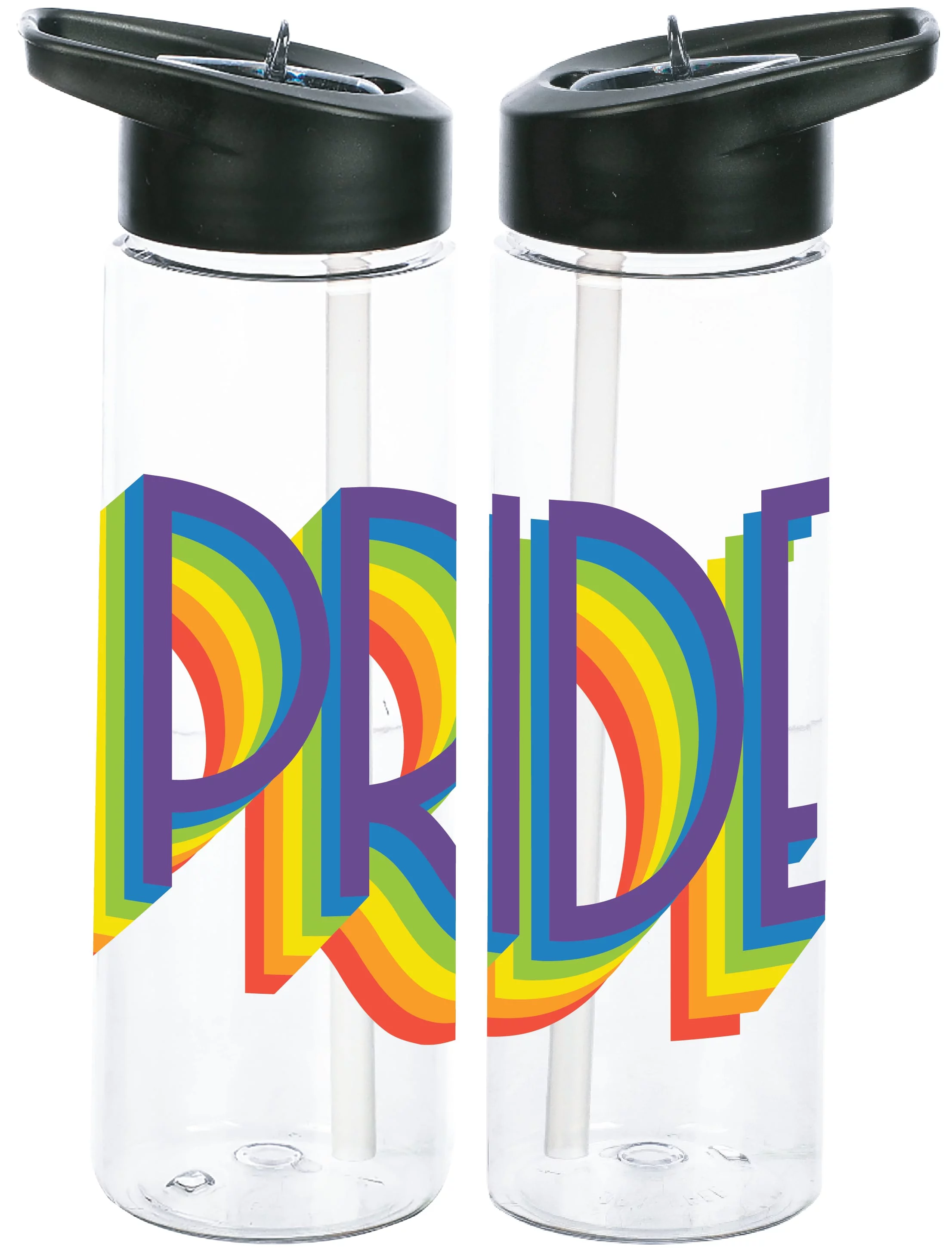 Rainbow Pride 24 Oz Single Wall Water Bottle