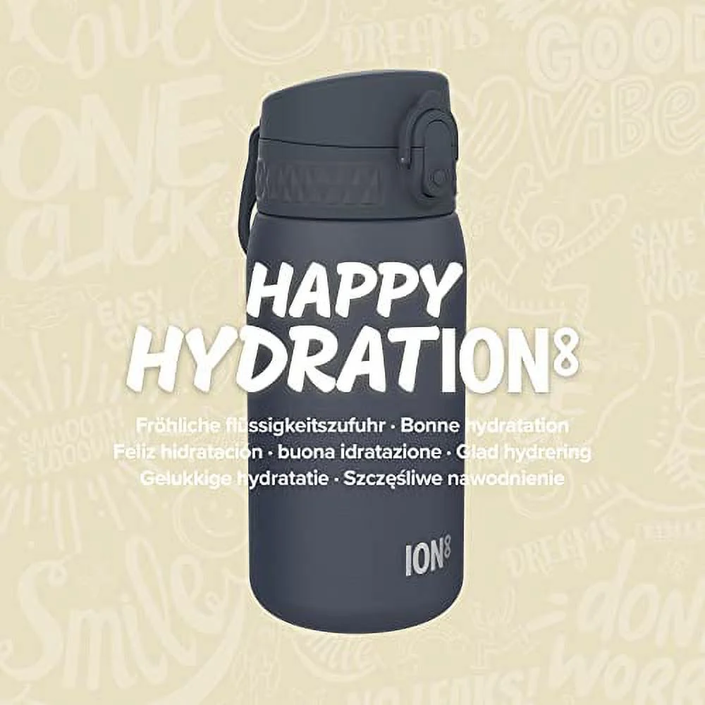 Ion8 Double Wall Stainless Steel Leakproof Water Bottle - 11 oz/320 ml - Navy