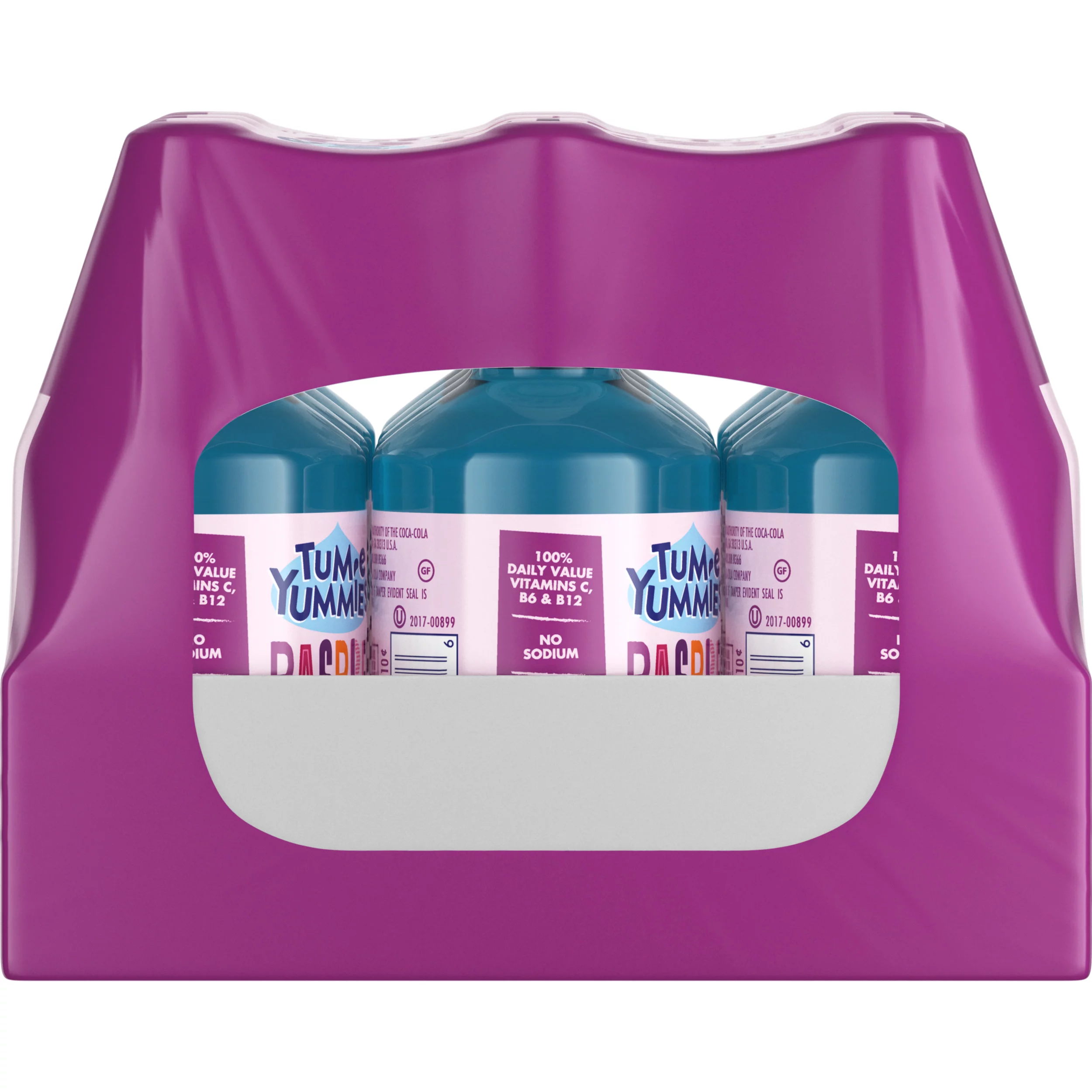 Tum-E Yummies Rad Raspberry Zing Juice, 10.1 oz, 12 Bottles