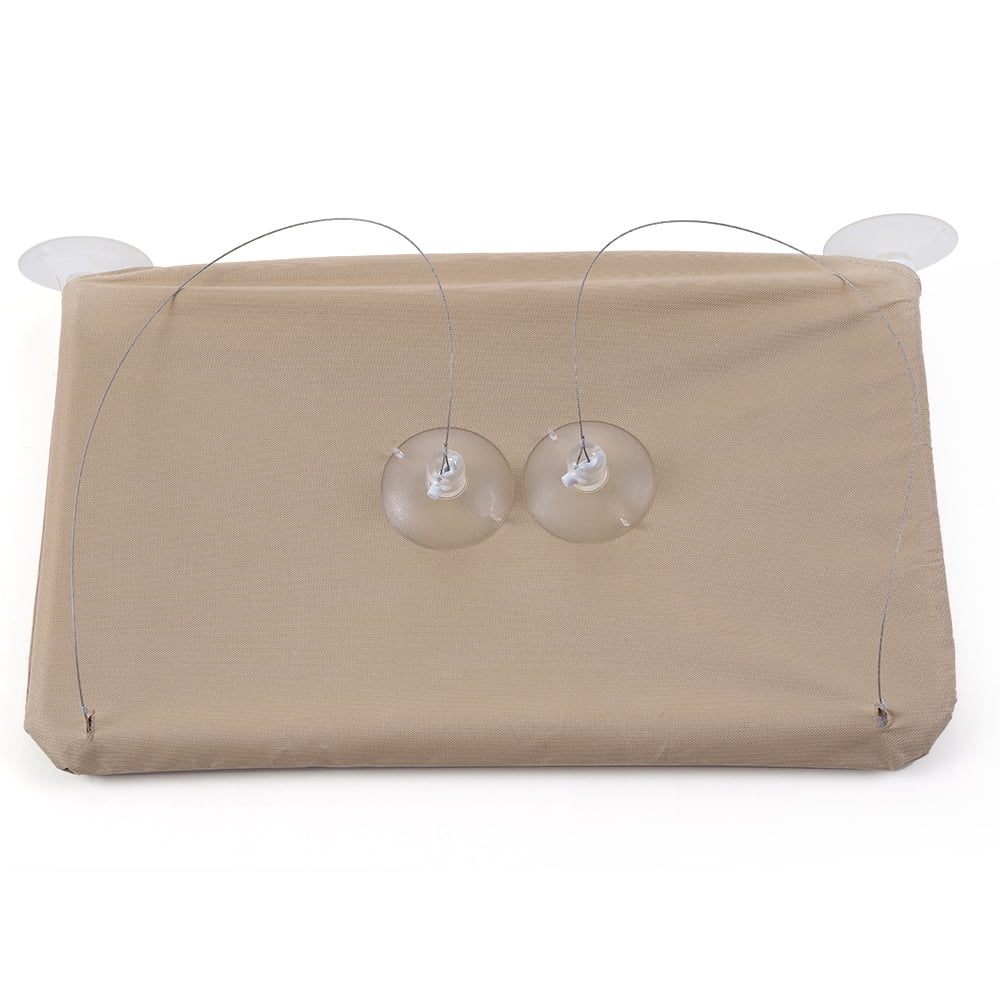 Meterk Cat Window Perch Hammock Window Mounted Cat Bed Cooling Breathable Canvas Suction Cups Sunbath Hammock Bed for Cats Dogs