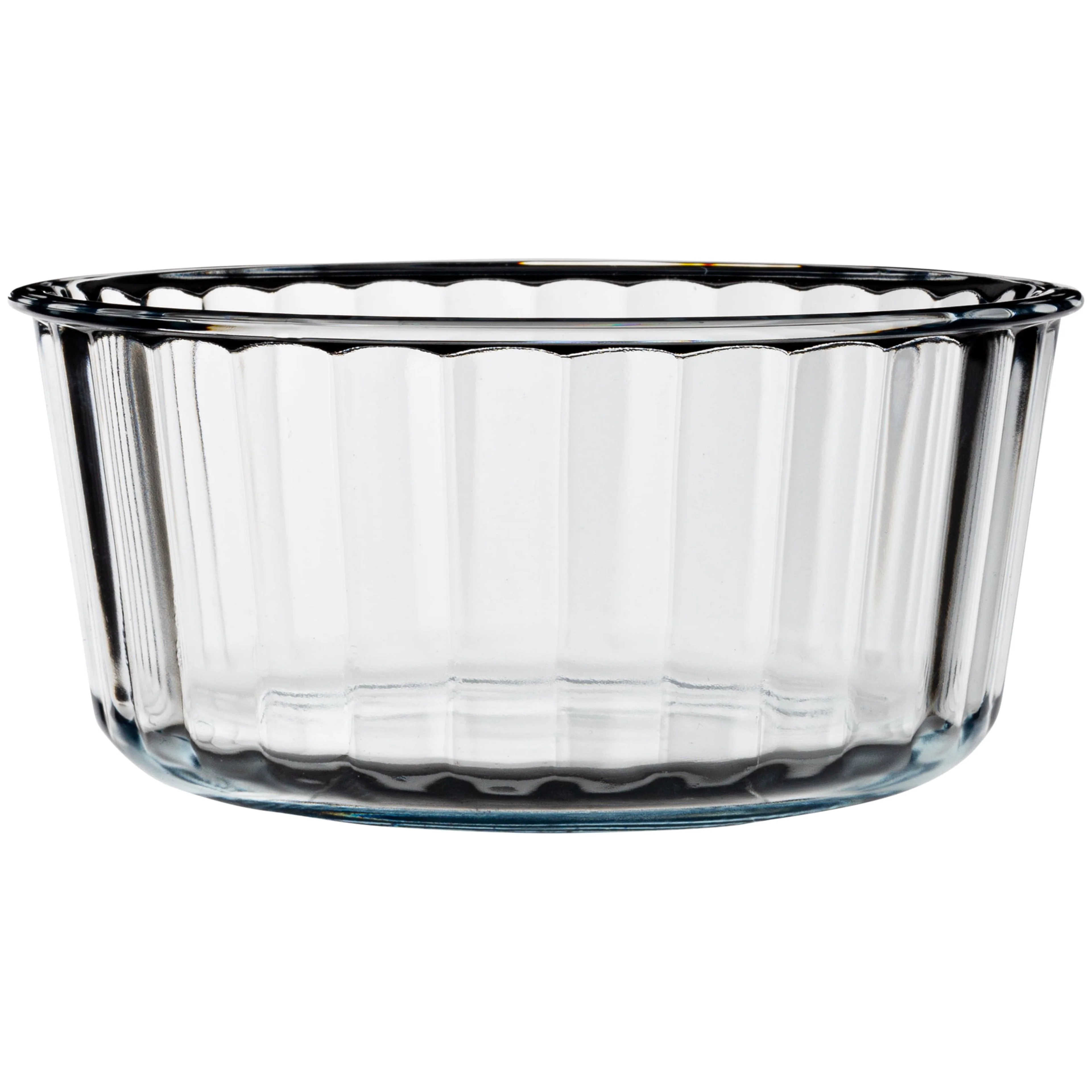 Simax Glassware Clear Glass Souffle Dish | Borosilicate Glass, Microwave, Oven, Dishwasher Safe