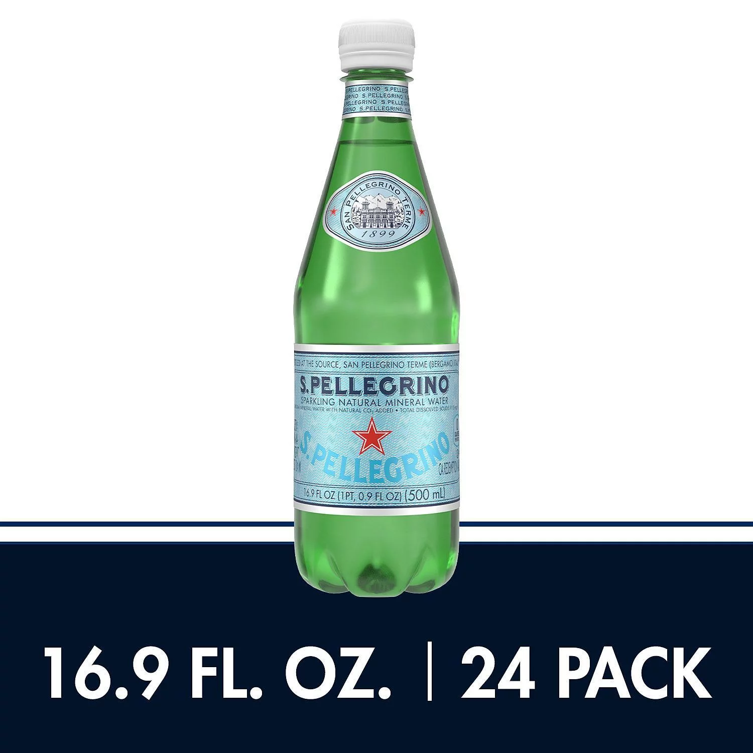 S.Pellegrino Sparkling Natural Mineral Water (16.9oz / 24pk)