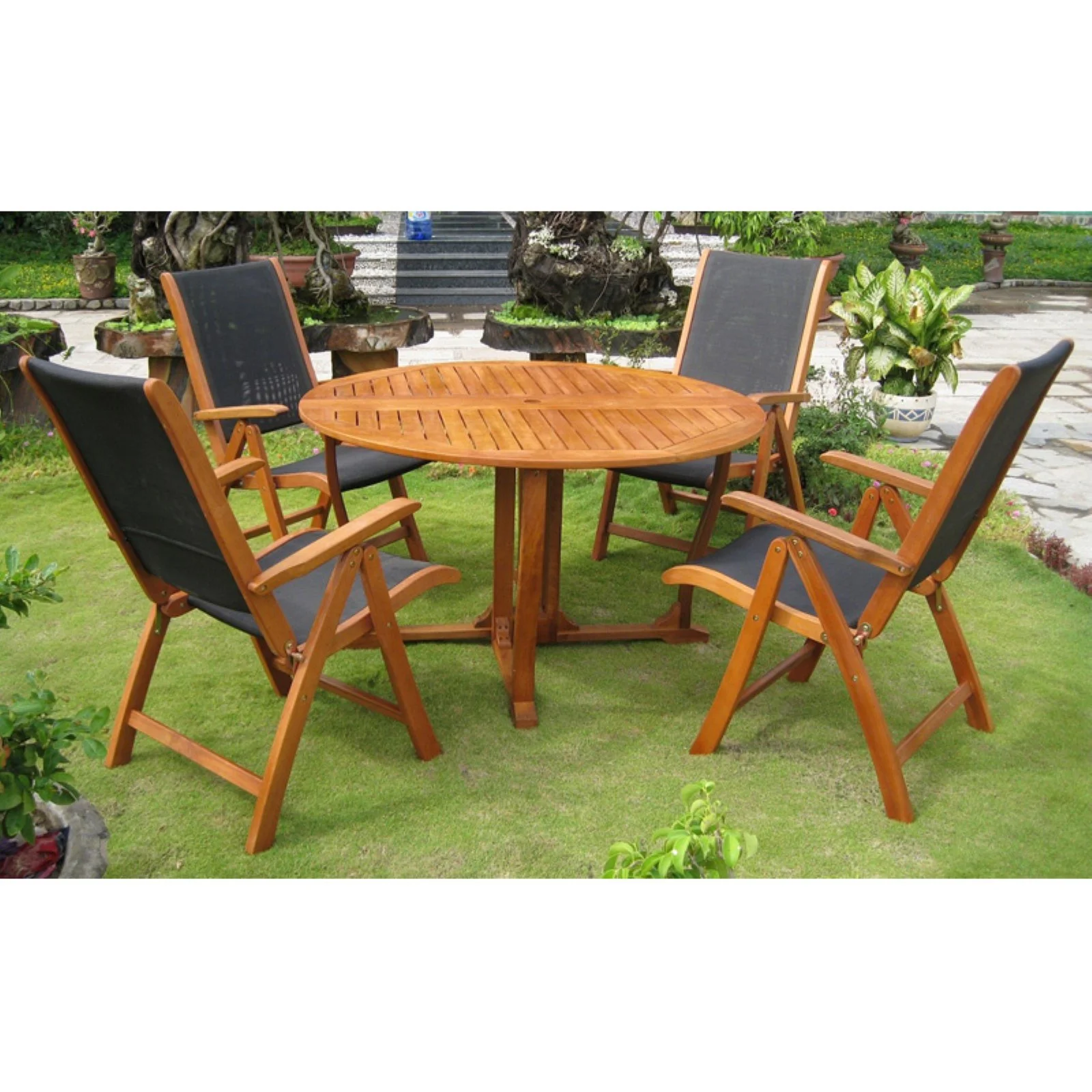 International Caravan Royal Tahiti Santiago Patio Dining Set