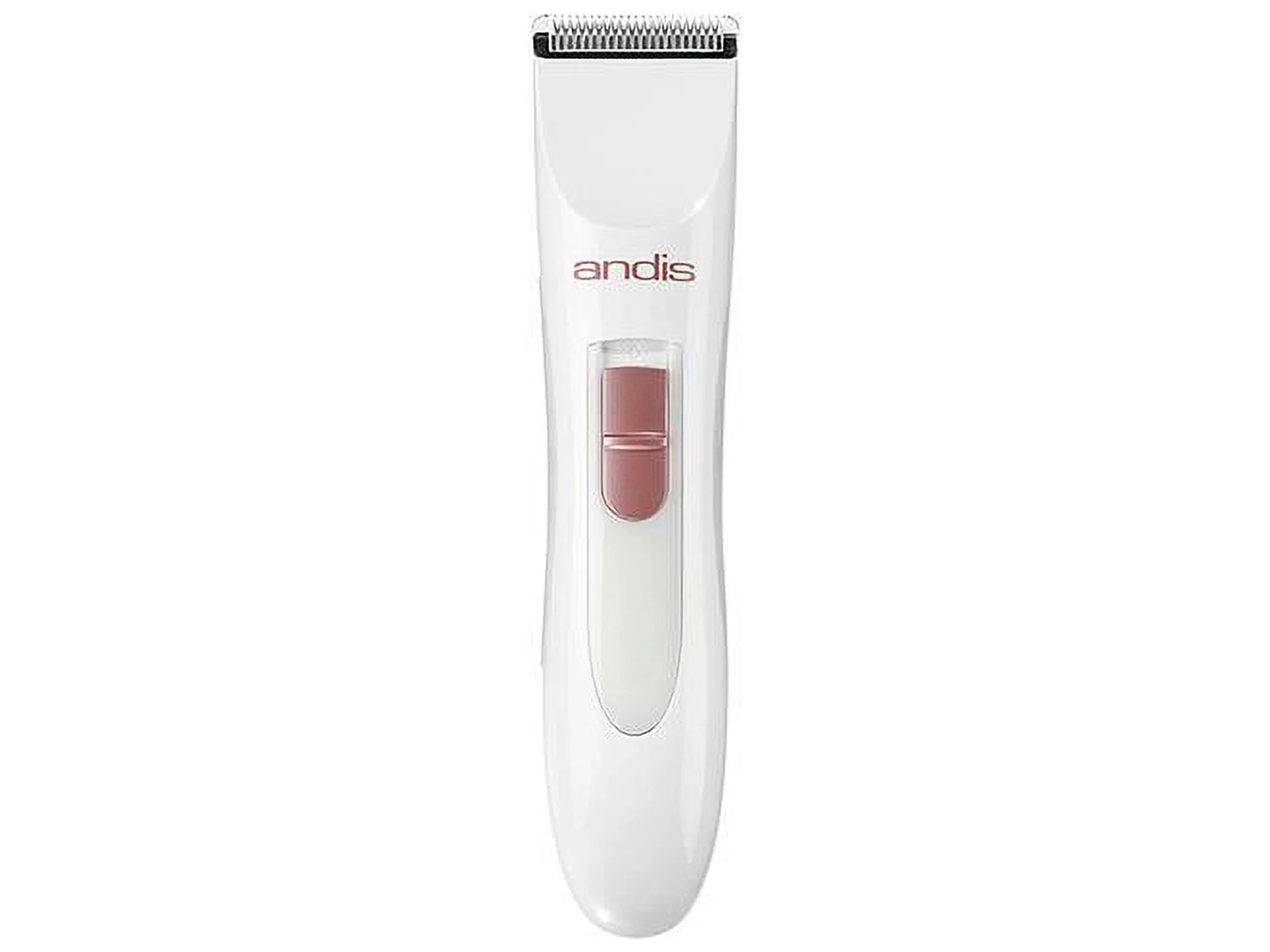 Andis 24630 Women's Lithium-ion Electric Personal Trimmer - Cordless Lightweight 6-piece Home Kit, White