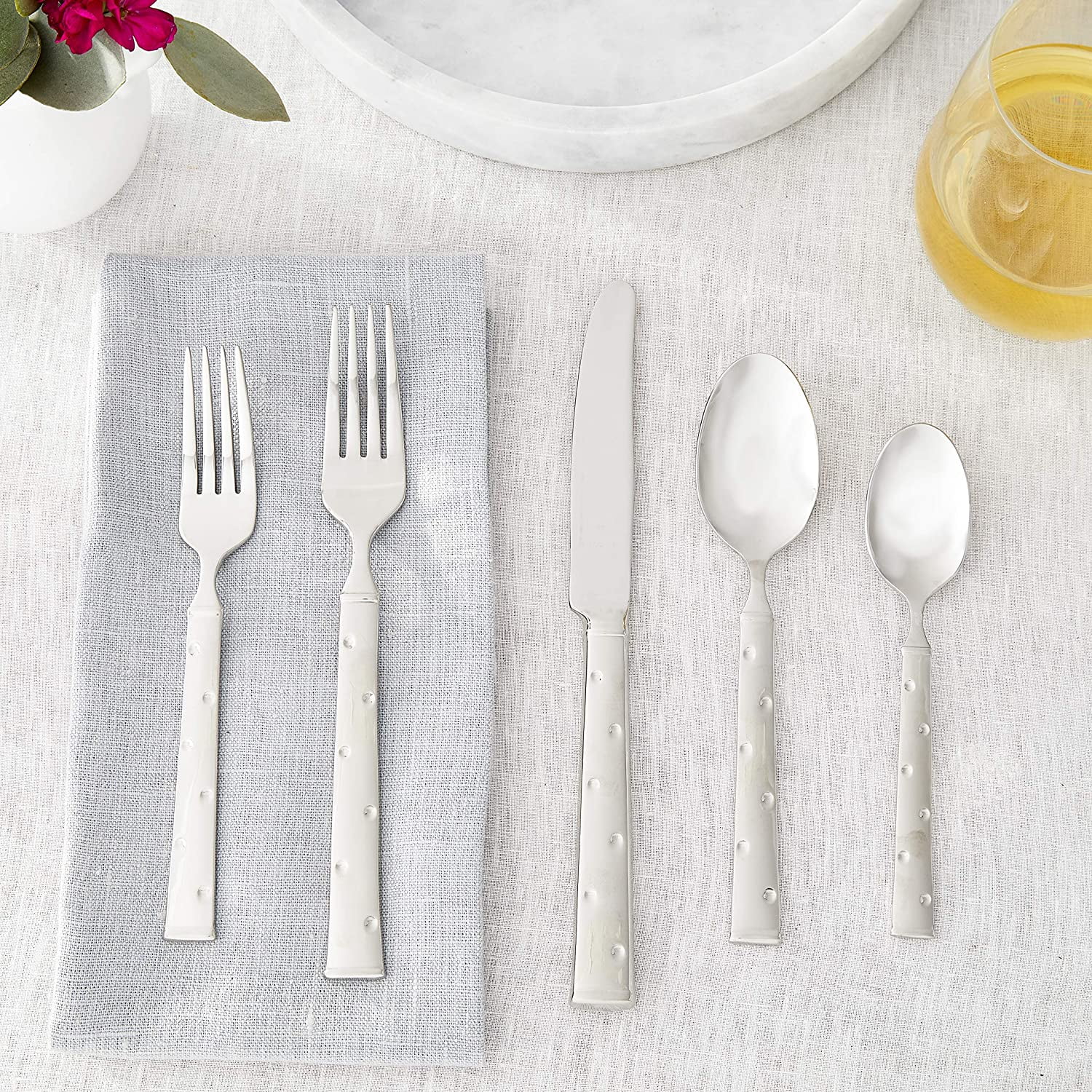 kate spade new york Larabee Dot 5-Piece Flatware Place Setting