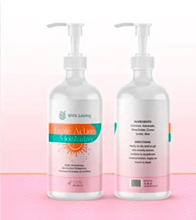 With Loving’s Triple Action Moisturizer - Sunscreen and Skin Protectant - Daily Use
