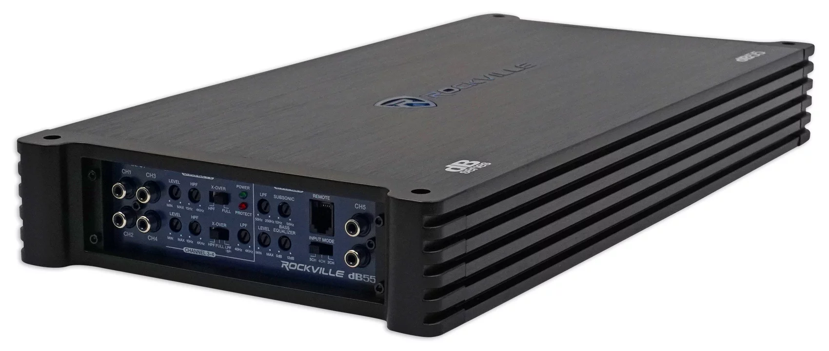 Rockville dB55 4000 Watt/980w RMS 5 Channel Amplifier Car Stereo Amp, Loud!