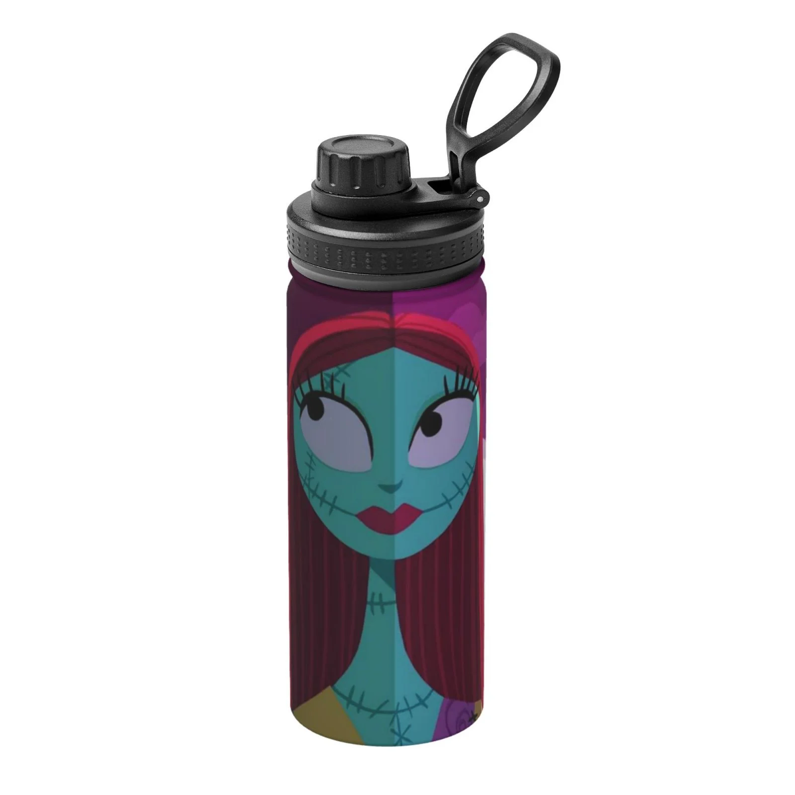 Sally The Nightmare Before Christmas Unisex Sports Insulated Water Bottles Kettle Stainless Steel Portable Cup 18OZ For School Travel Gym Running