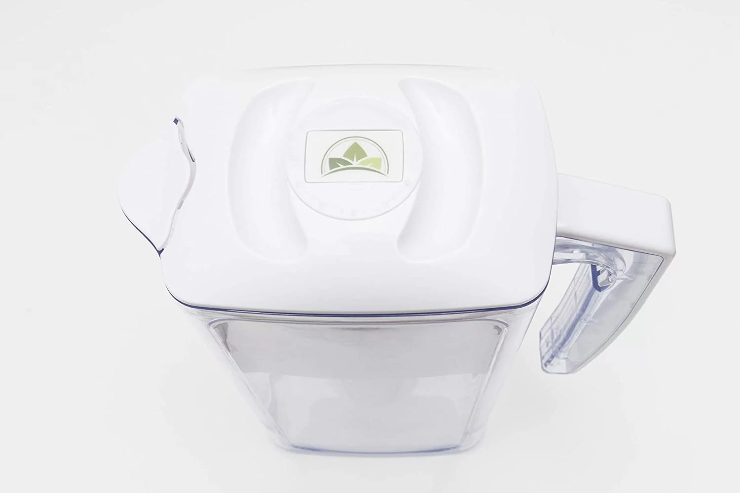 Plant Based Pros Alkaline Water Filter Pitcher - 2.5L Healthy Pure Water Ionizer, Two 60-Day Activated Carbon Filters, BPA Free, Healthy, Clean, Toxin - Updated