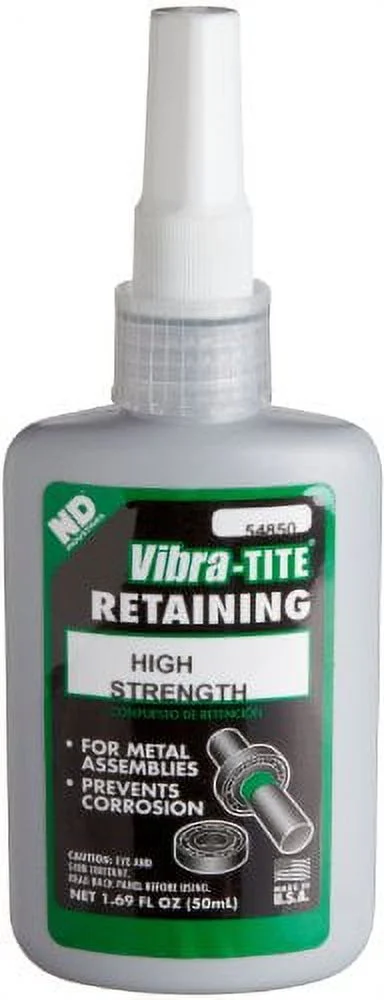 Vibra-Tite Retaining Compound,1.6907 fl oz,Green 54850