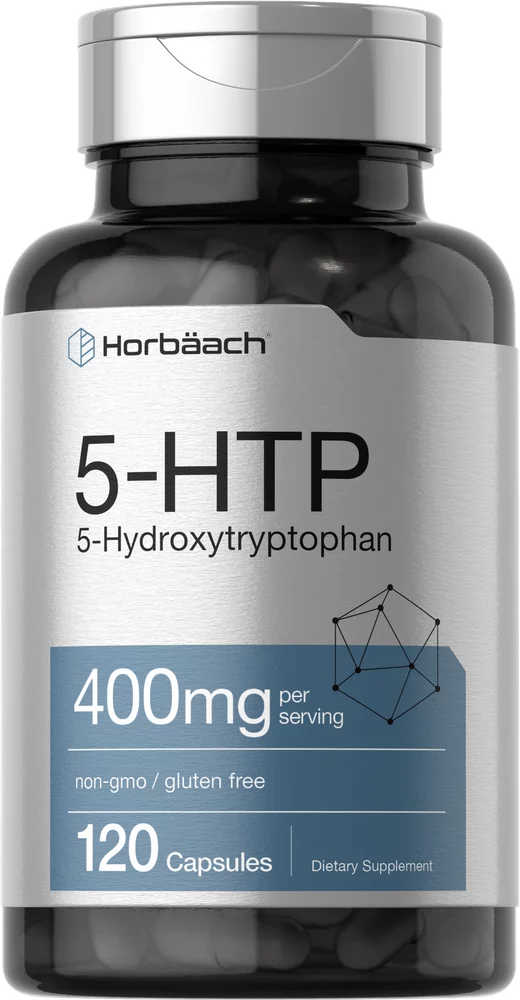 5 HTP Supplement 400mg | 120 Capsules | 5 Hydroxytryptophan | by Horbaach