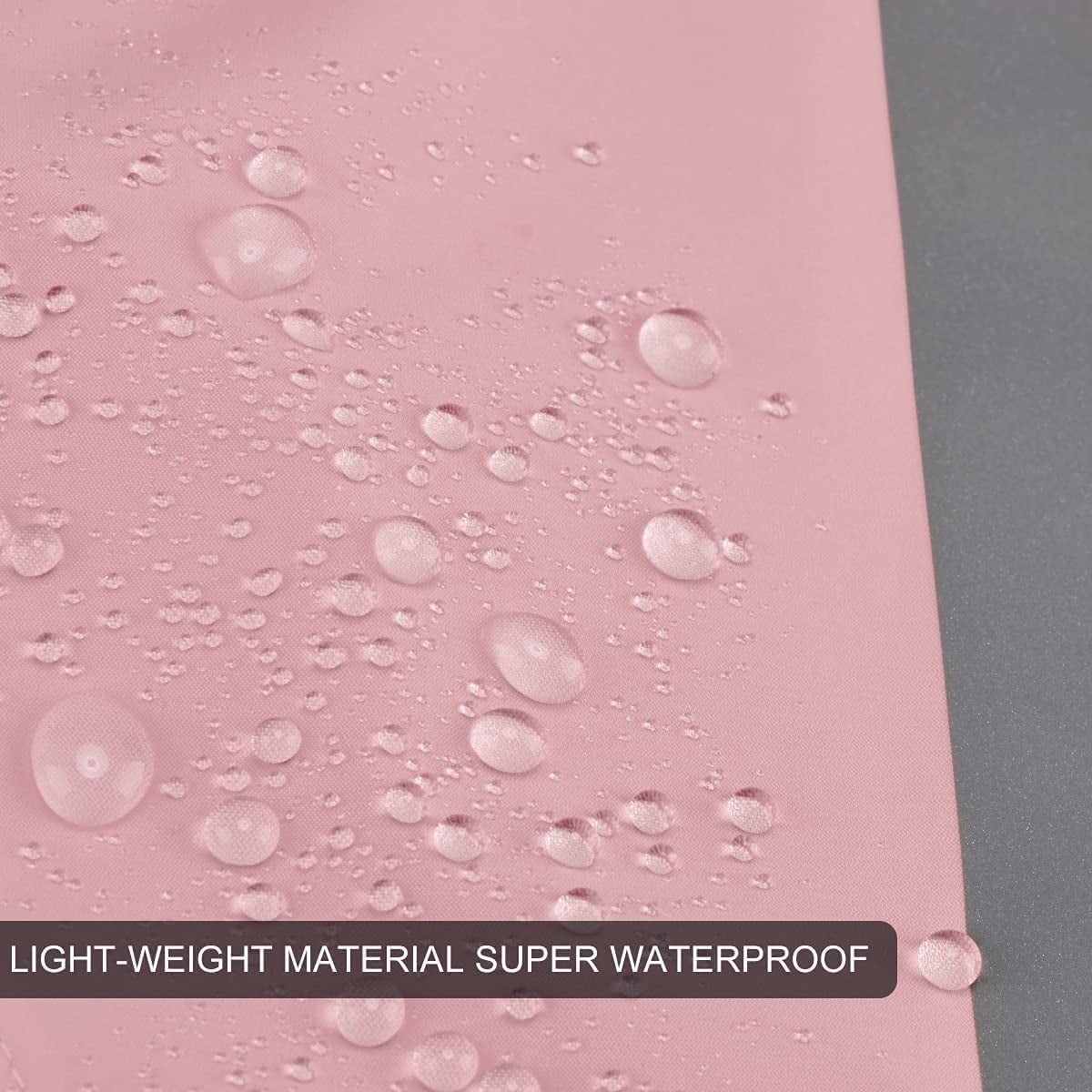 BT Bear Dog Raincoat with Built-in Harness, Hooded Waterproof Rain Jacket with Harness Coat,Adjustable Reflective Rain Poncho for Puppy Small Medium Large Dog Pink 3XL