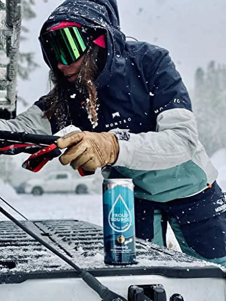 Proud Source Alkaline Spring Water, Natural Minerals + Electrolytes, Infinitely Recyclable Aluminum, BPA-Free (24 pack 12 oz Cans)