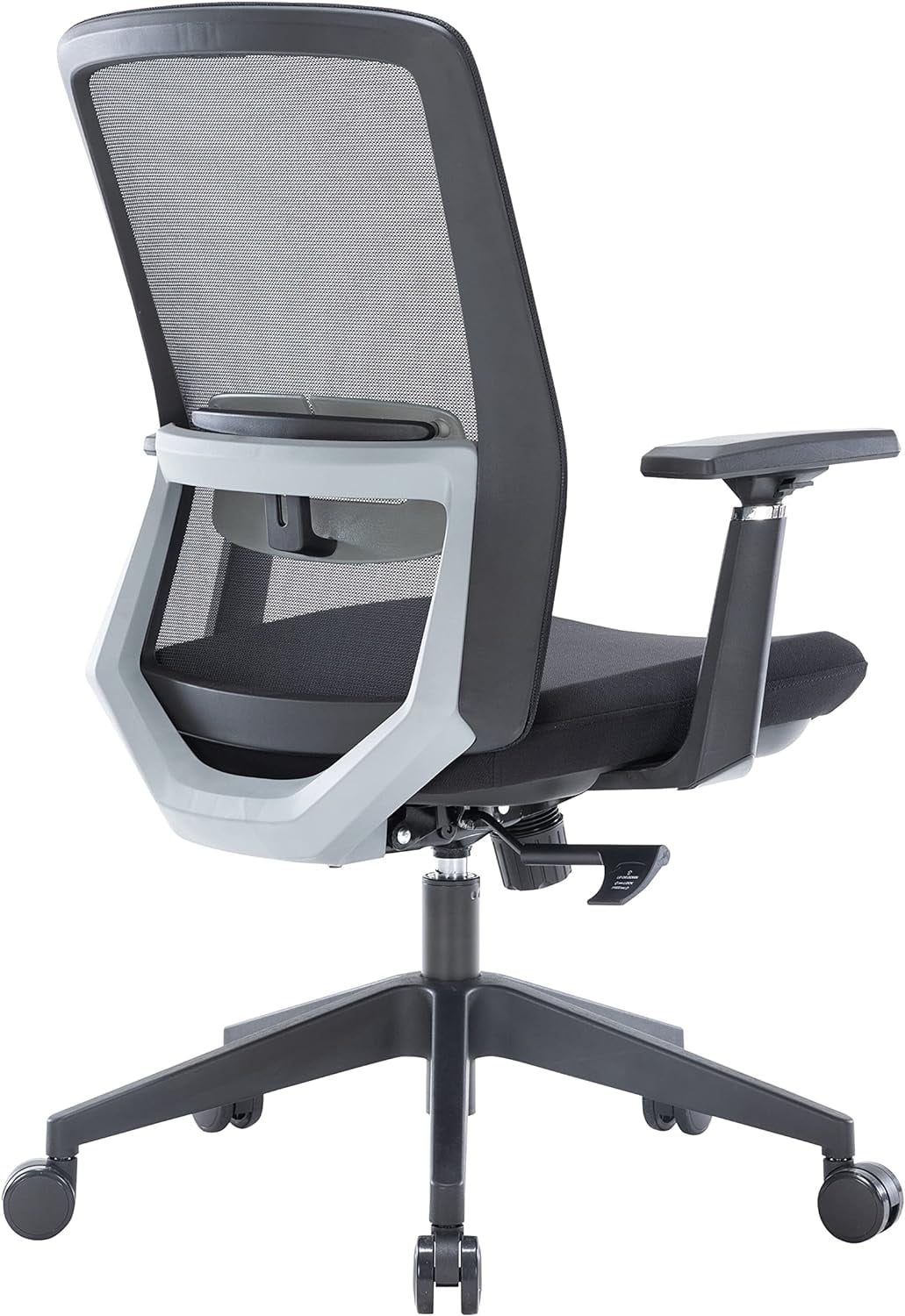 Igram Moder Height Office Task Chair With Adjustable Armrests Ad 360 Degree Swivel, Black