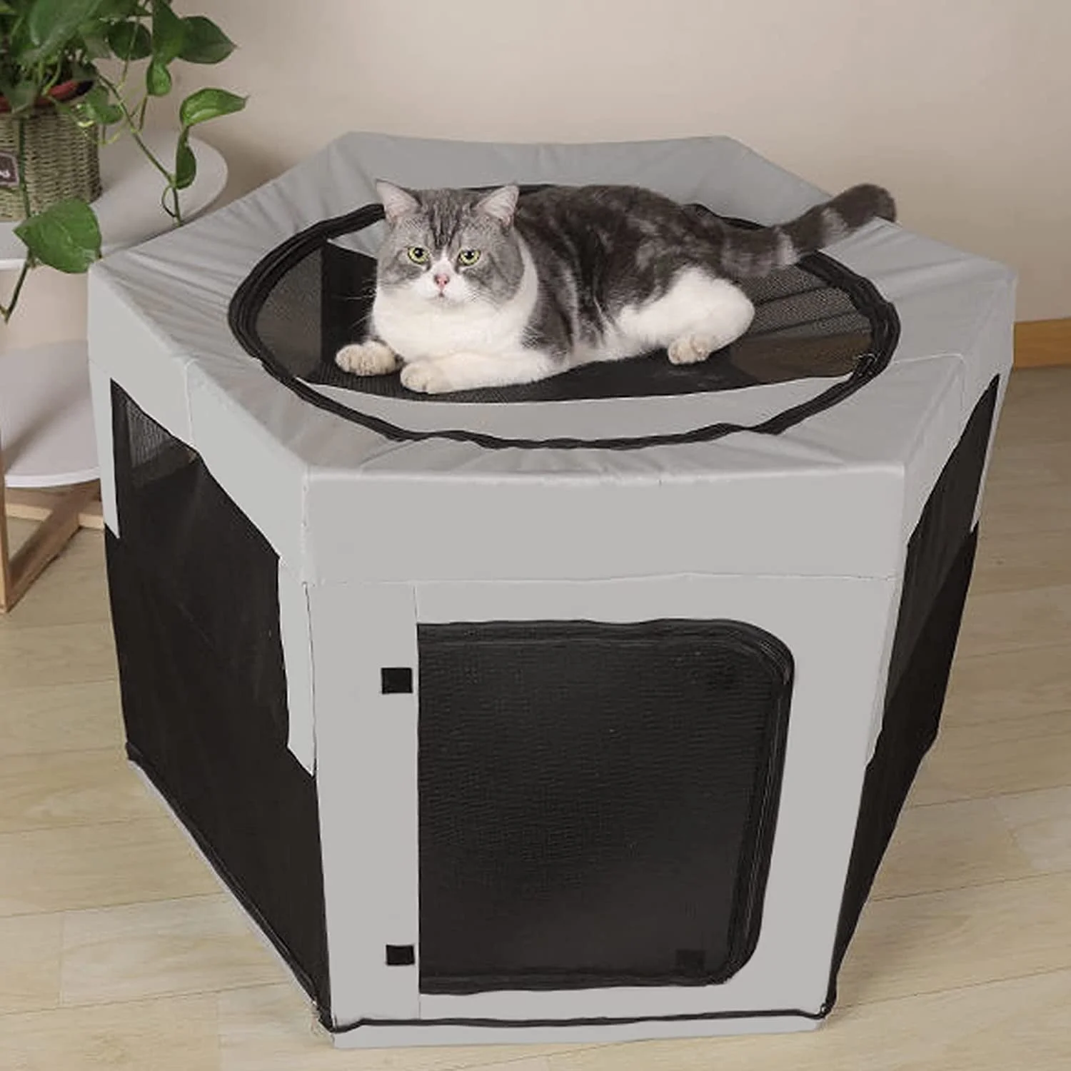 Portable Pet Playpen, Cat Delivery Room Playpen Travel, Dog Kennel Pet Tent Playpen for Large Medium Dogs/Cats/Rabbits/Hamster