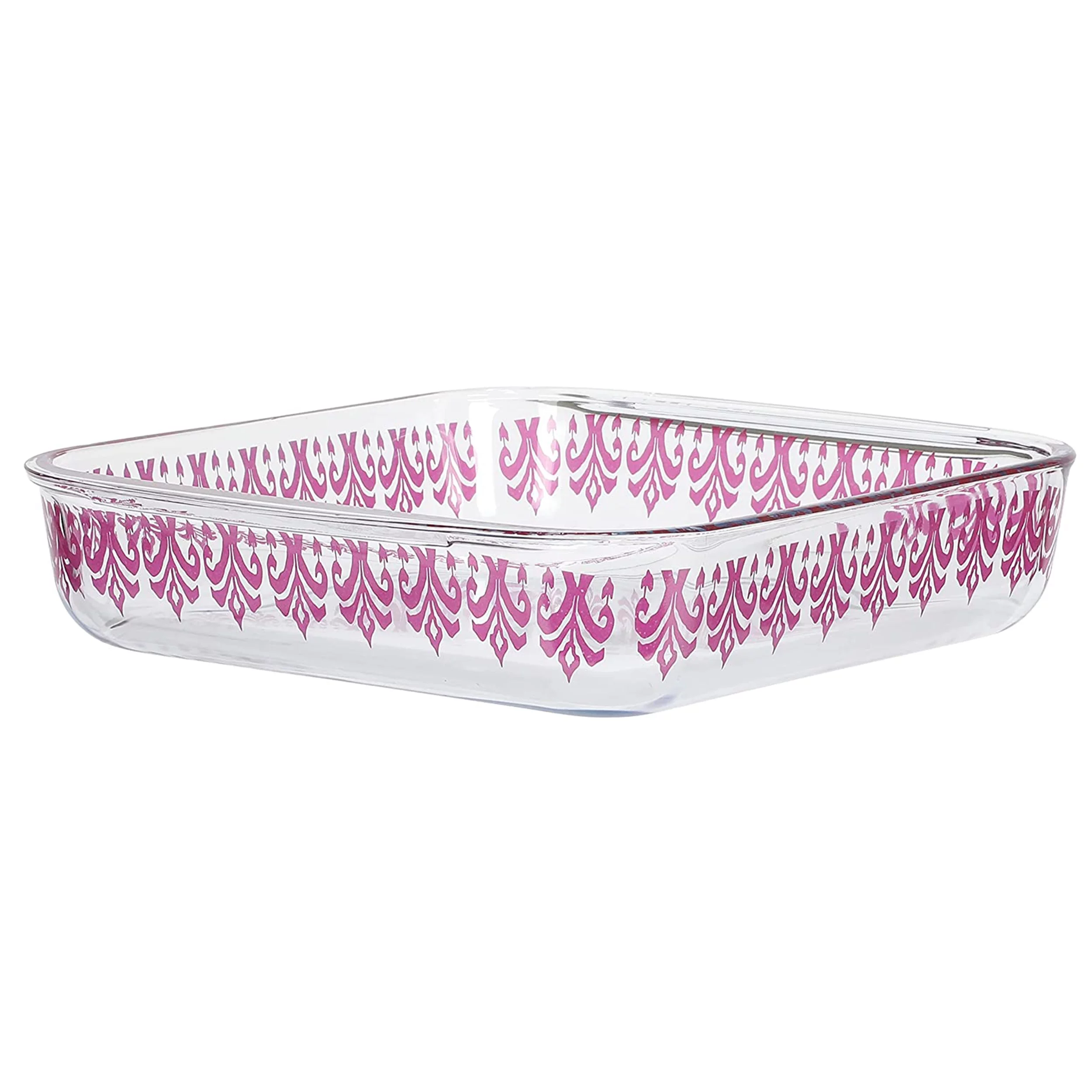 Spice By Tia Mowry 1.8 Quart Spicy Cloves Glass Square Baker